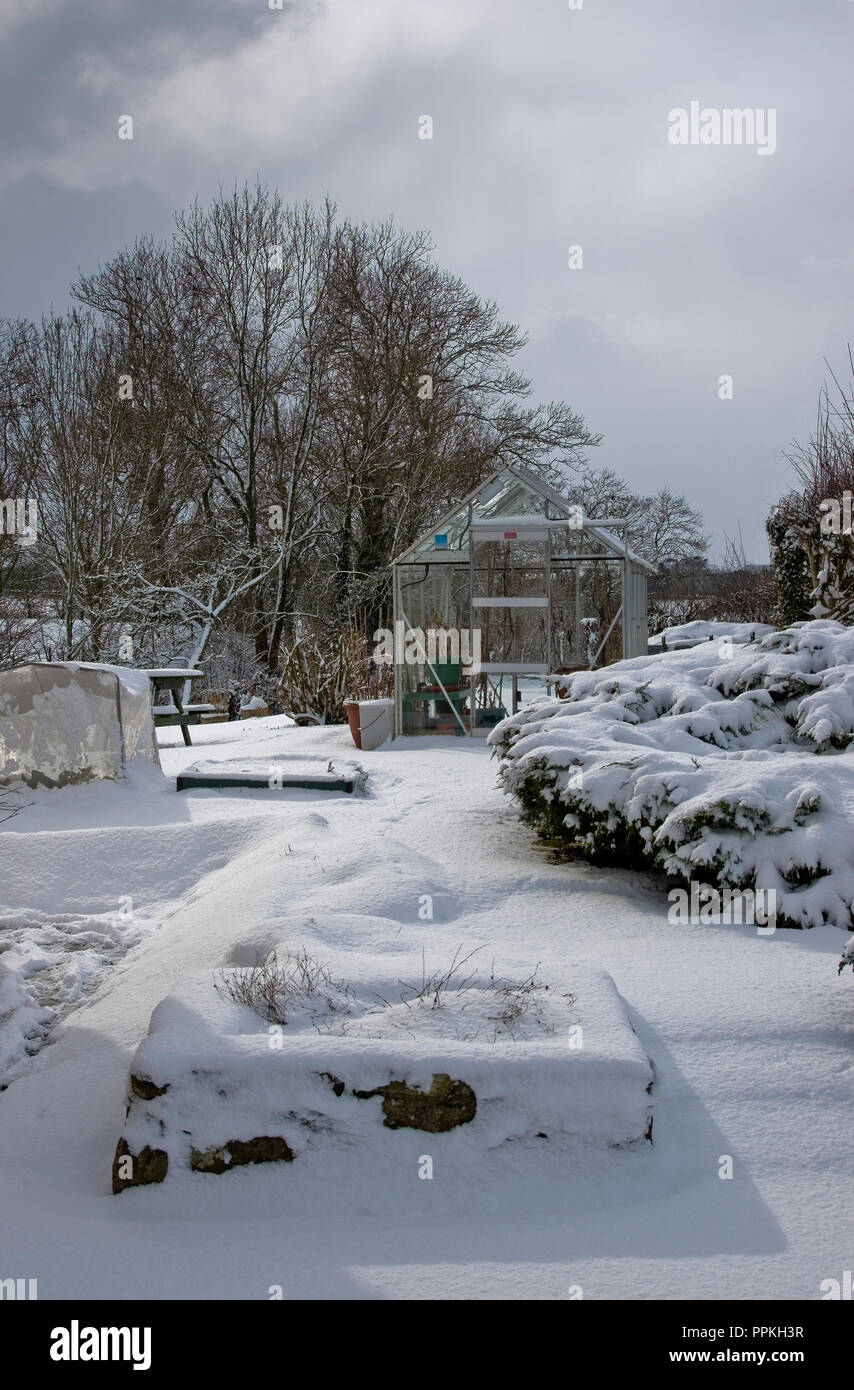 Beast From The East Rural Snow Covered Traditional English Back