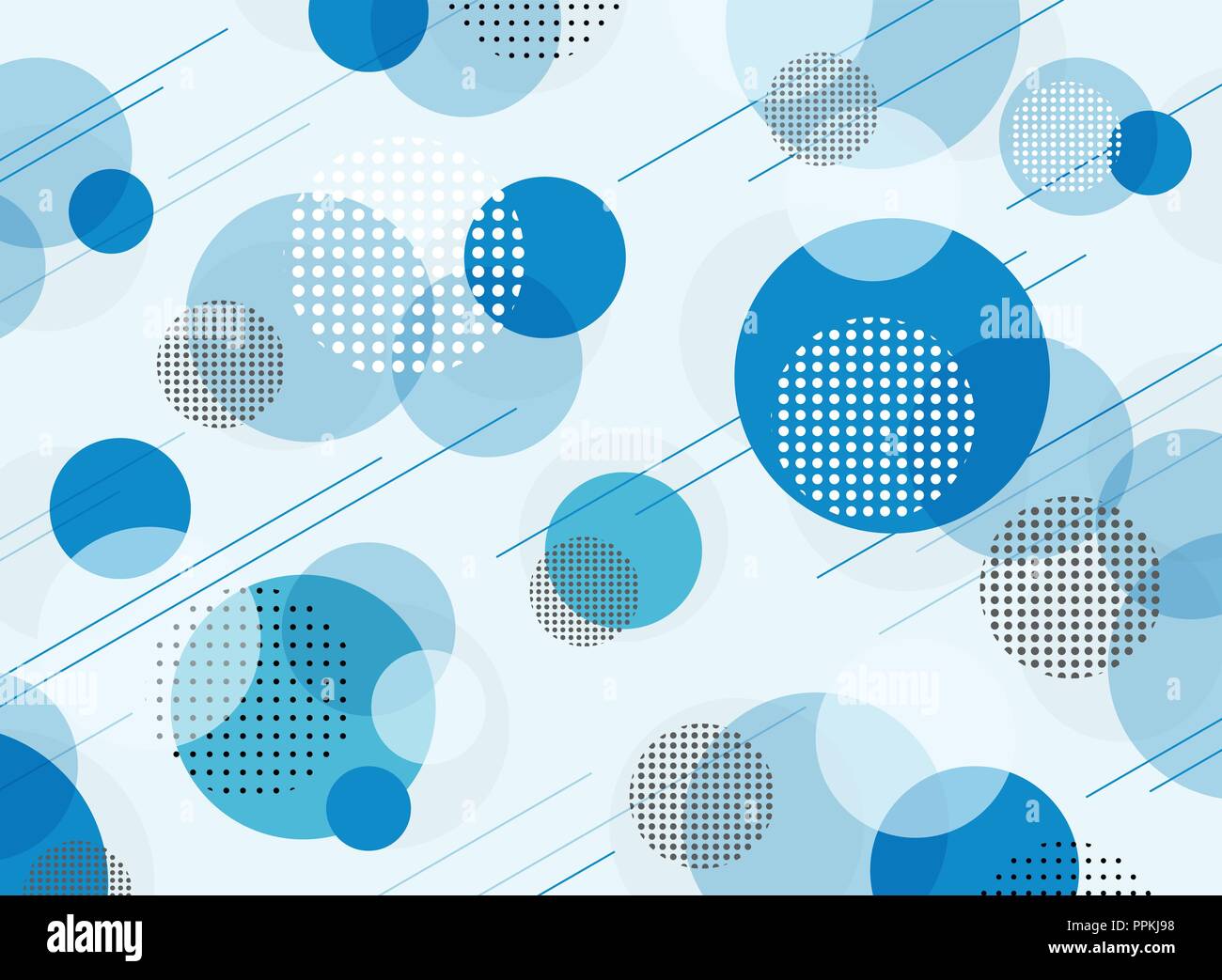 Abstract of simple blue geometric pattern background, illustration vector eps10 Stock Vector