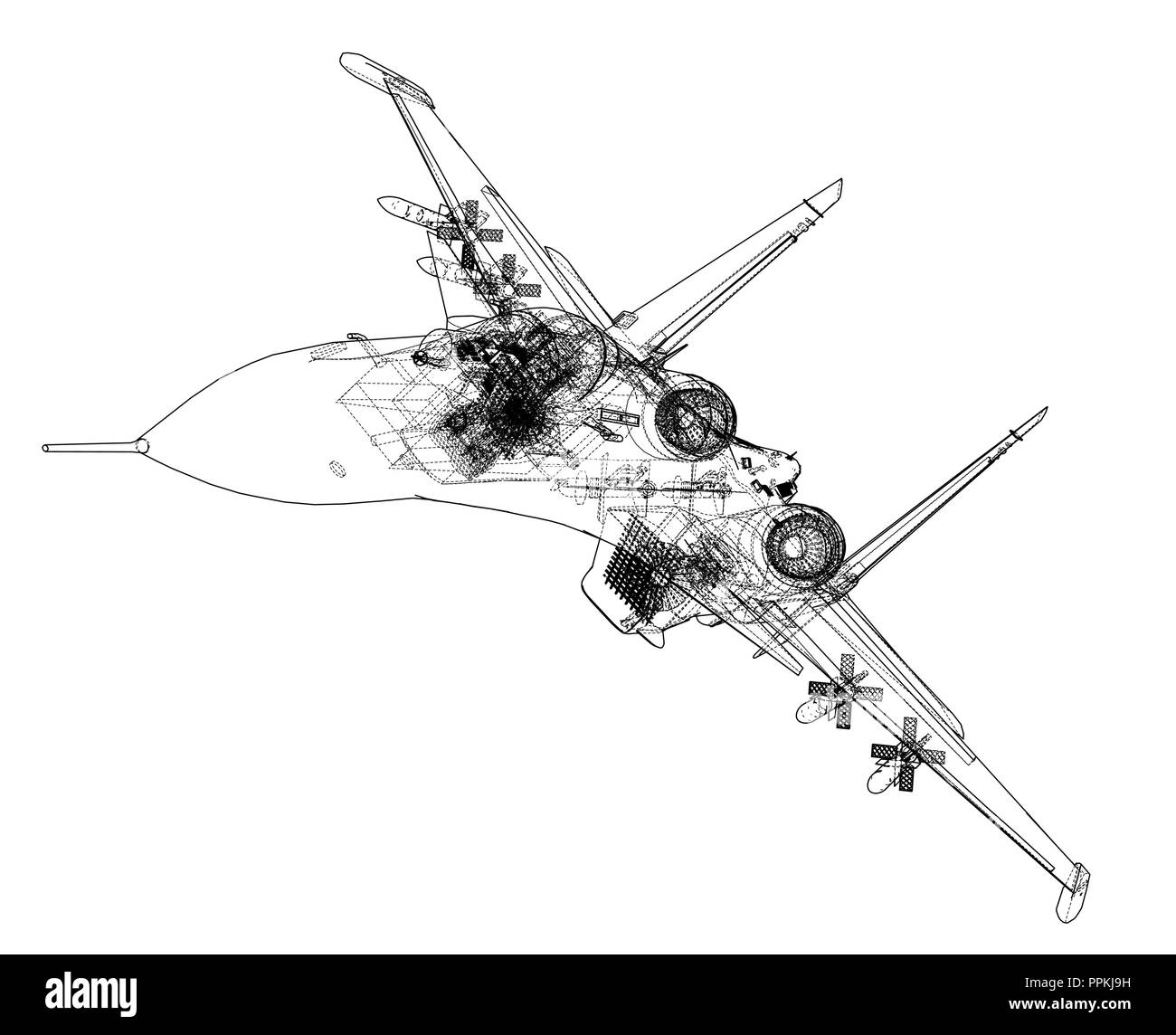 Fighter plane concept Stock Vector Image & Art - Alamy