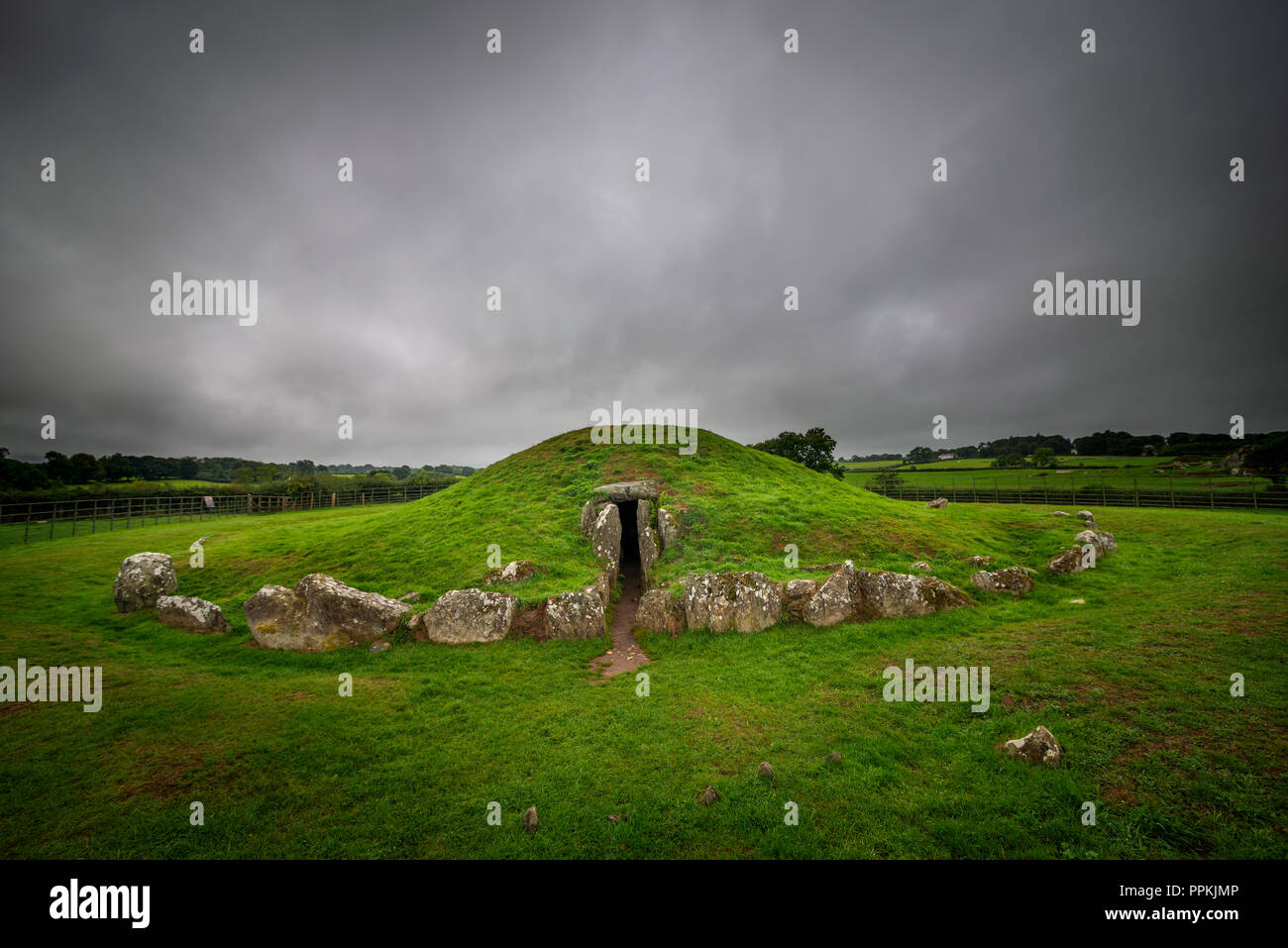 Bryn Celli Ddu Neolithic Burial Chamber near Llandaniel, Anglesey