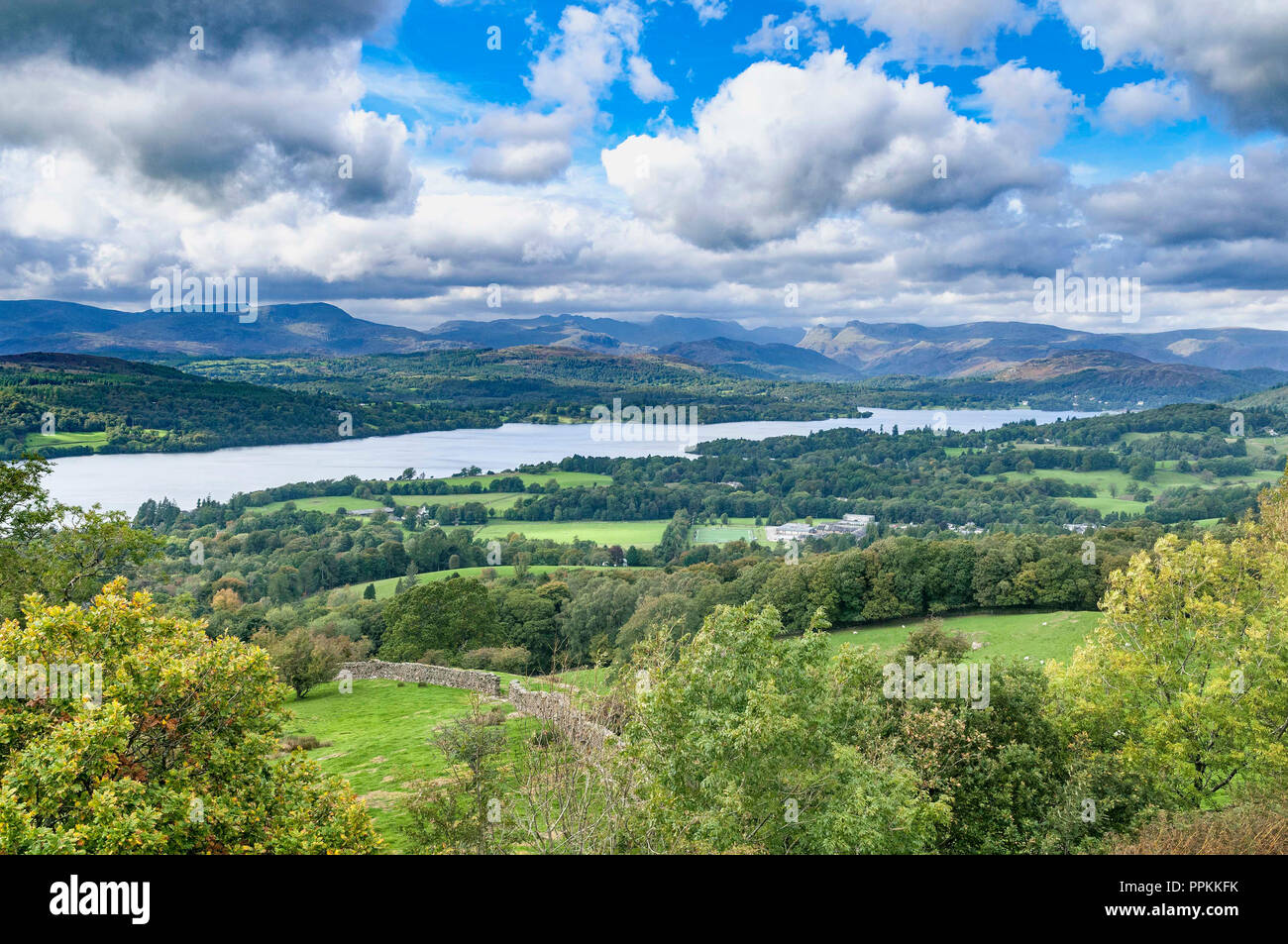 Orrest Head Windermere. Lake , Langdale Pikes Stock Photo Alamy