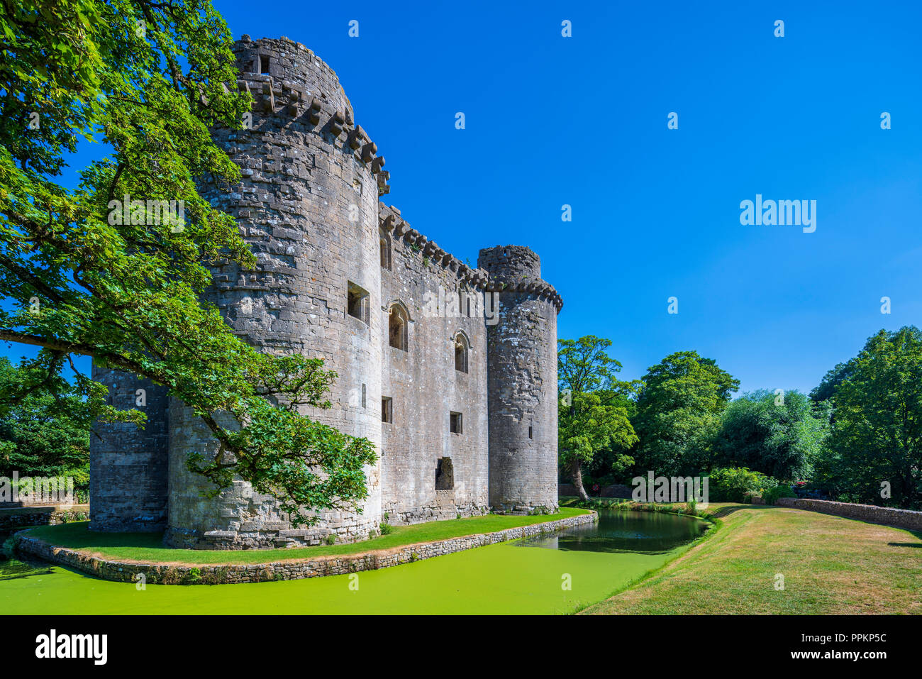 Nunney Castle, Somerset, England, United Kingdom, Europe Stock Photo