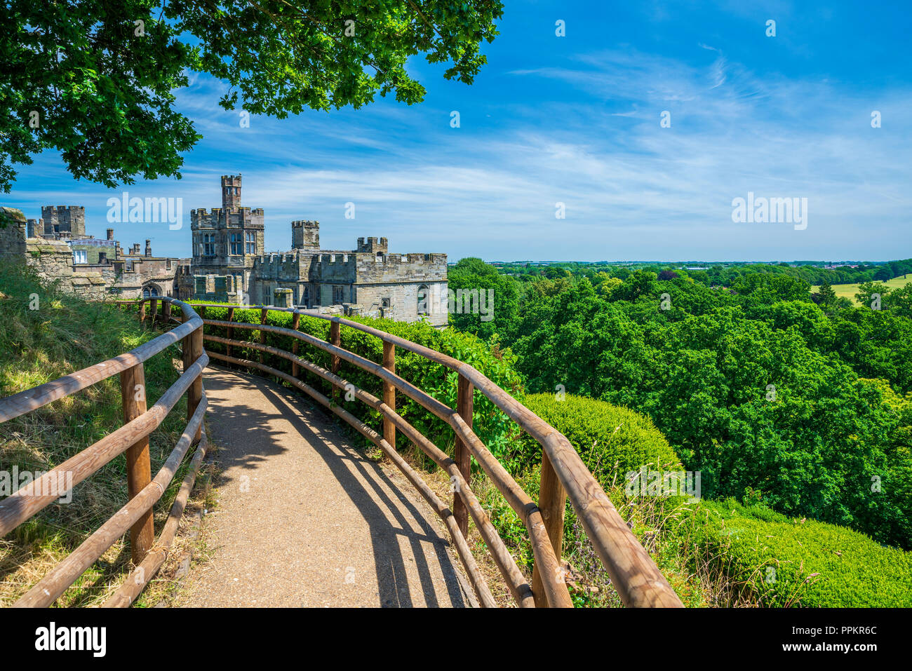 Warwick Castle, Warwickshire, West Midlands, England, United Kingdom, Europe Stock Photo