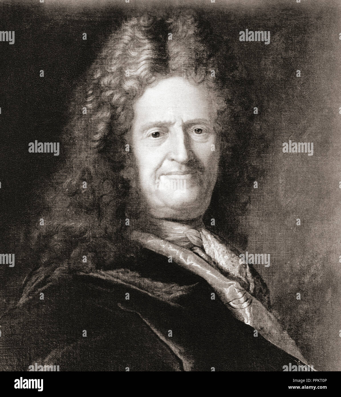 Nicolas BoileauDespréaux, 1636 1711, aka Boileau. French poet and