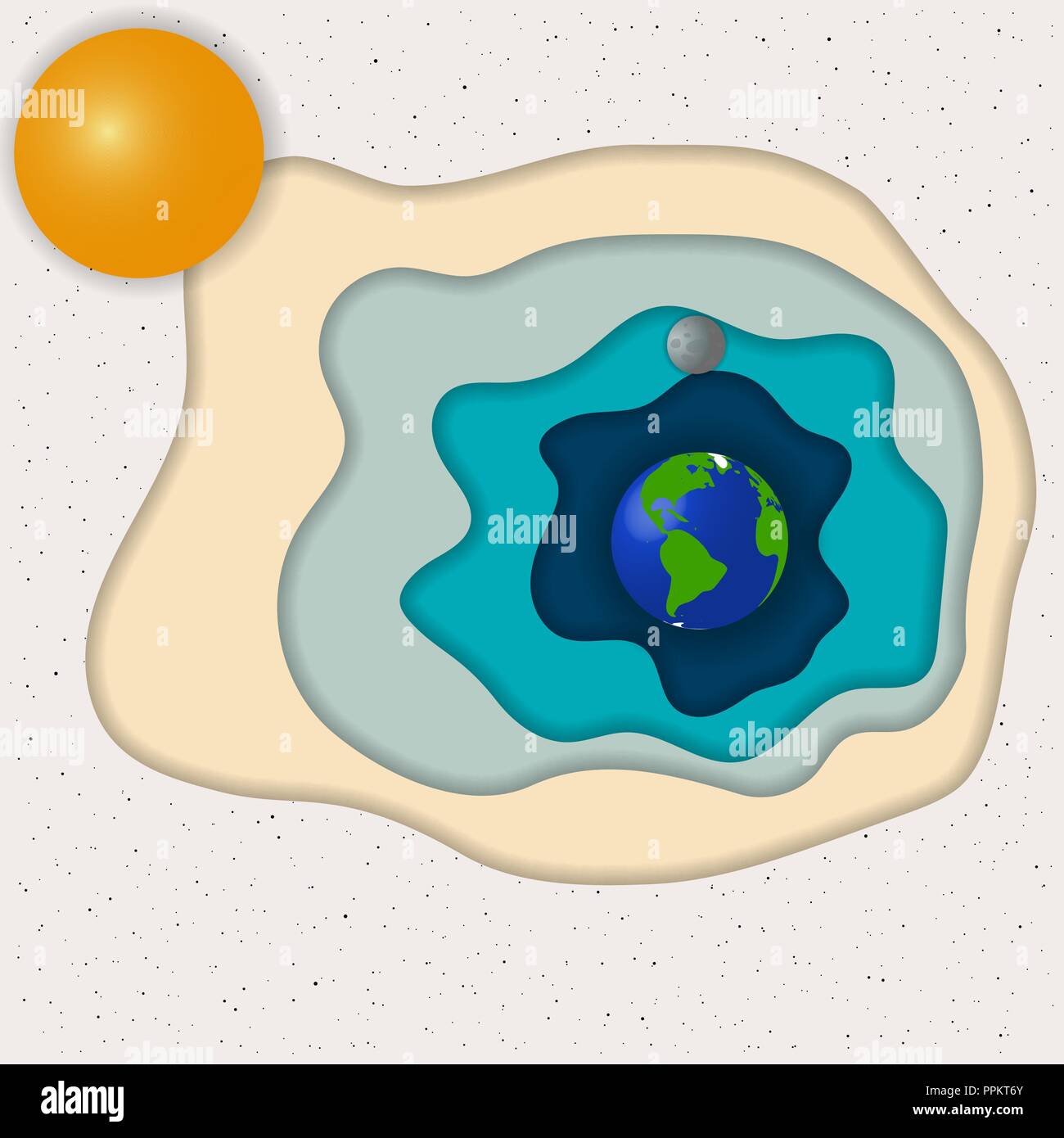 Solar System Universe and Stars Vector Stock Vector Image & Art - Alamy