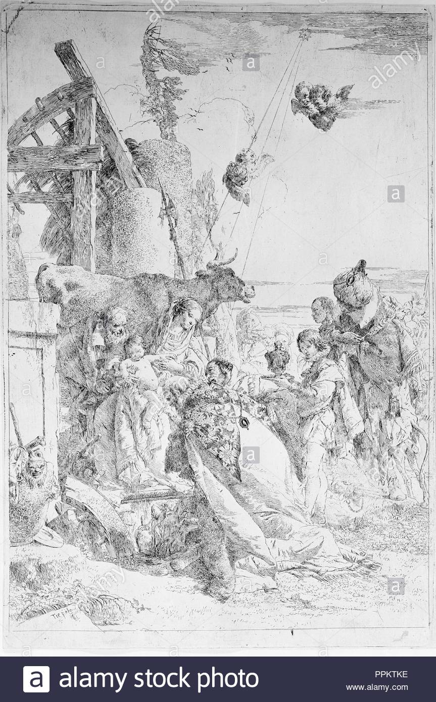 Artist: Giovanni Battista Tiepolo (Italian, Venice 1696-1770 Madrid). Dimensions: 16 15/16 x 11 3/8 in. (43.1 x 28.9 cm). Date: ca. 1753 (?).