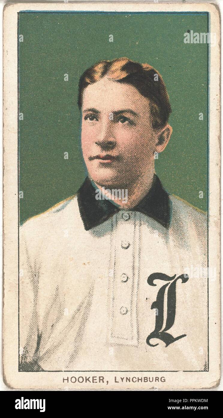 Bock Hooker, Lynchburg Team, baseball card portrait Stock Photo Alamy