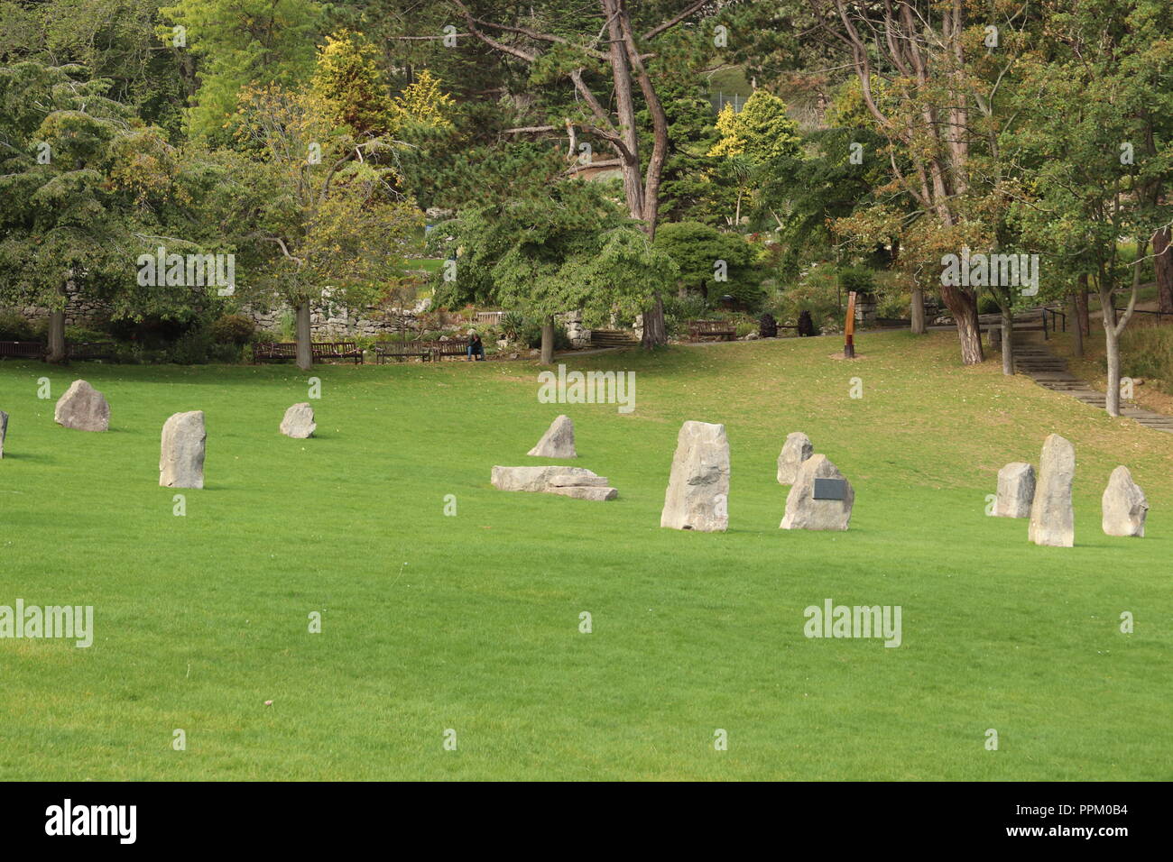 Happy Valley, Llandudno, Wales UK Stock Photo Alamy
