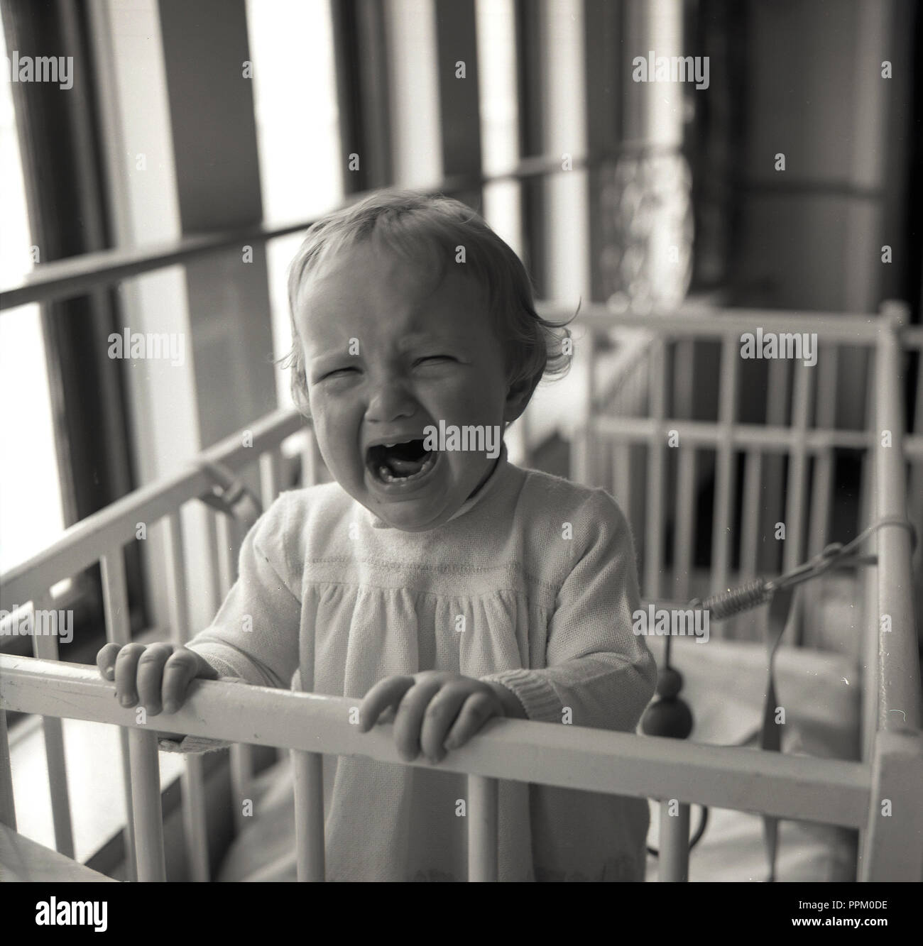 Black And White Cot Stock Photos Black And White Cot Stock