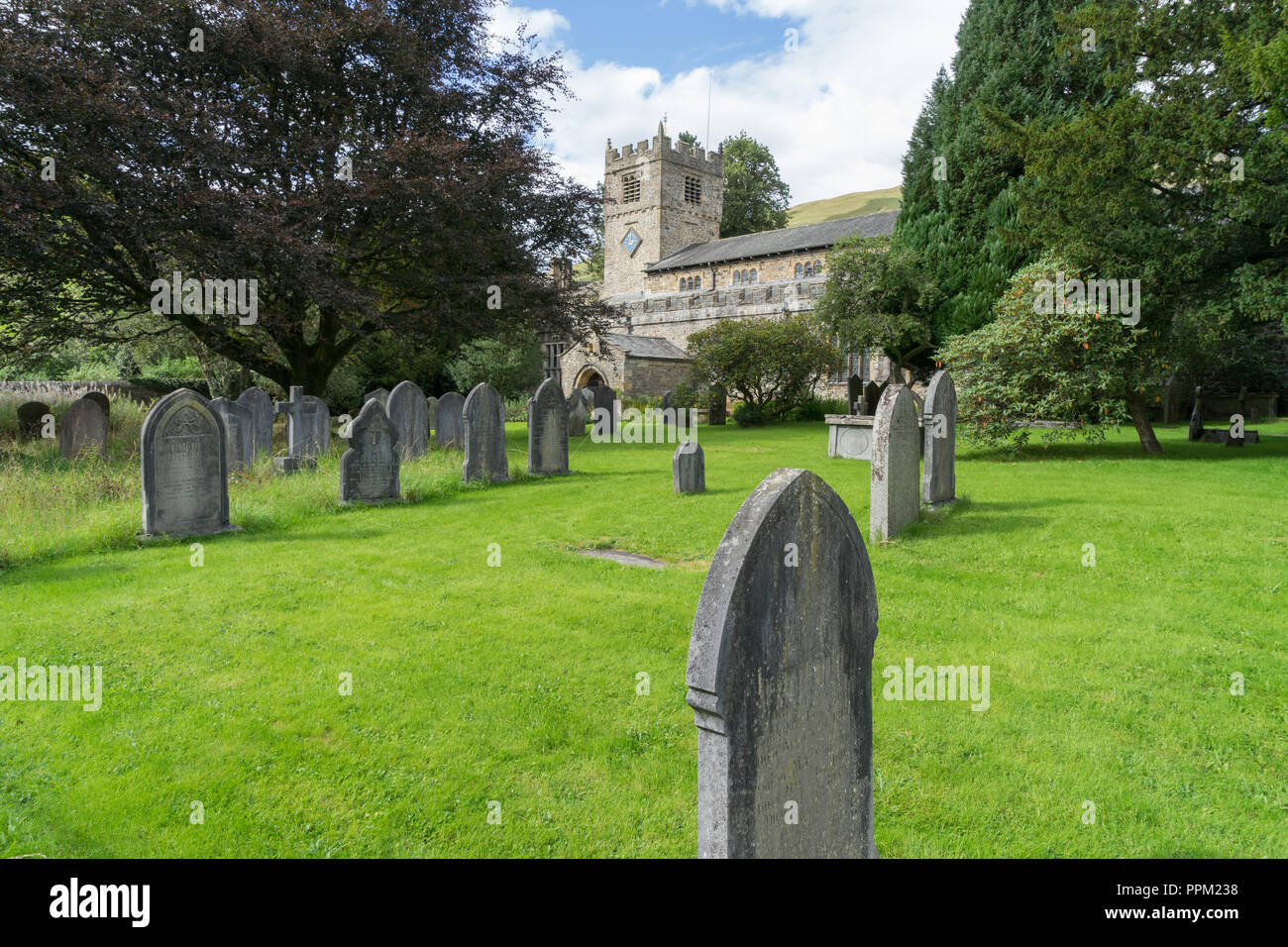 Sedbergh Parish Church in Cumbria Stock Photo