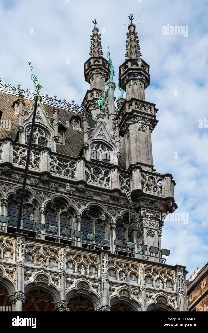 Museum of the City of Brussels is a museum on the Grand Place square in Brussels, Belgium. It is dedicated to the history and folklore. Stock Photo