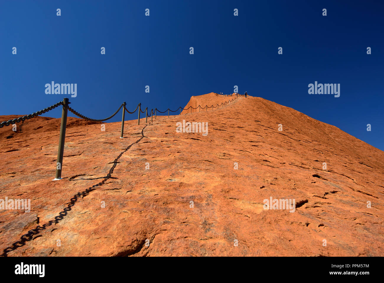 climbing Uluru, Ayers Rock, Uluru Kata Tjutas National Park, Australia