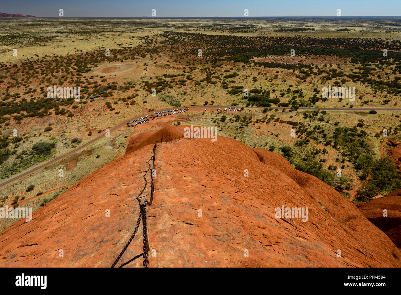 climbing Uluru, Ayers Rock, Uluru Kata Tjutas National Park, Australia