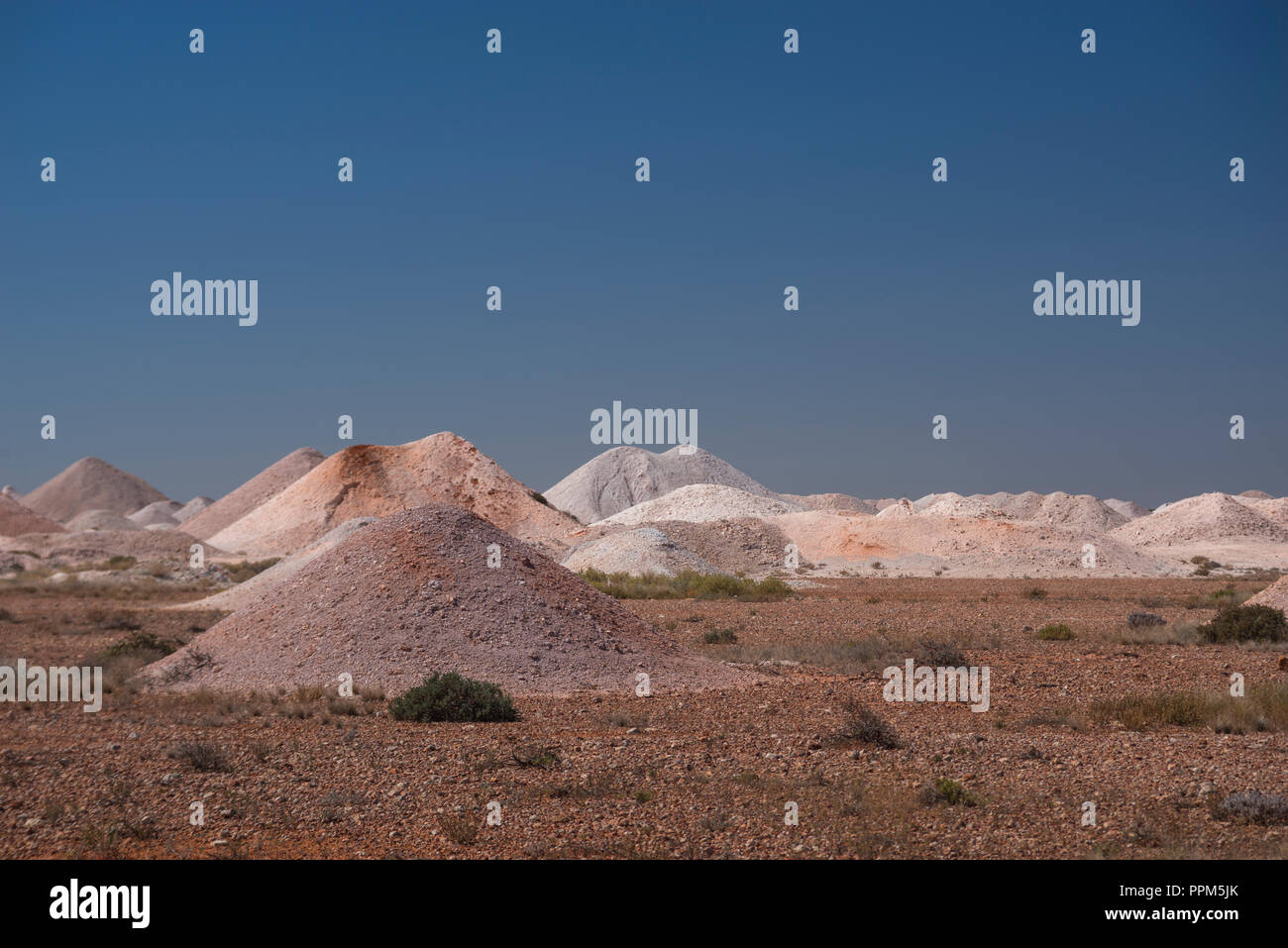 14 miles field, Opal mines. Coober Pedy , South Australia Stock Photo