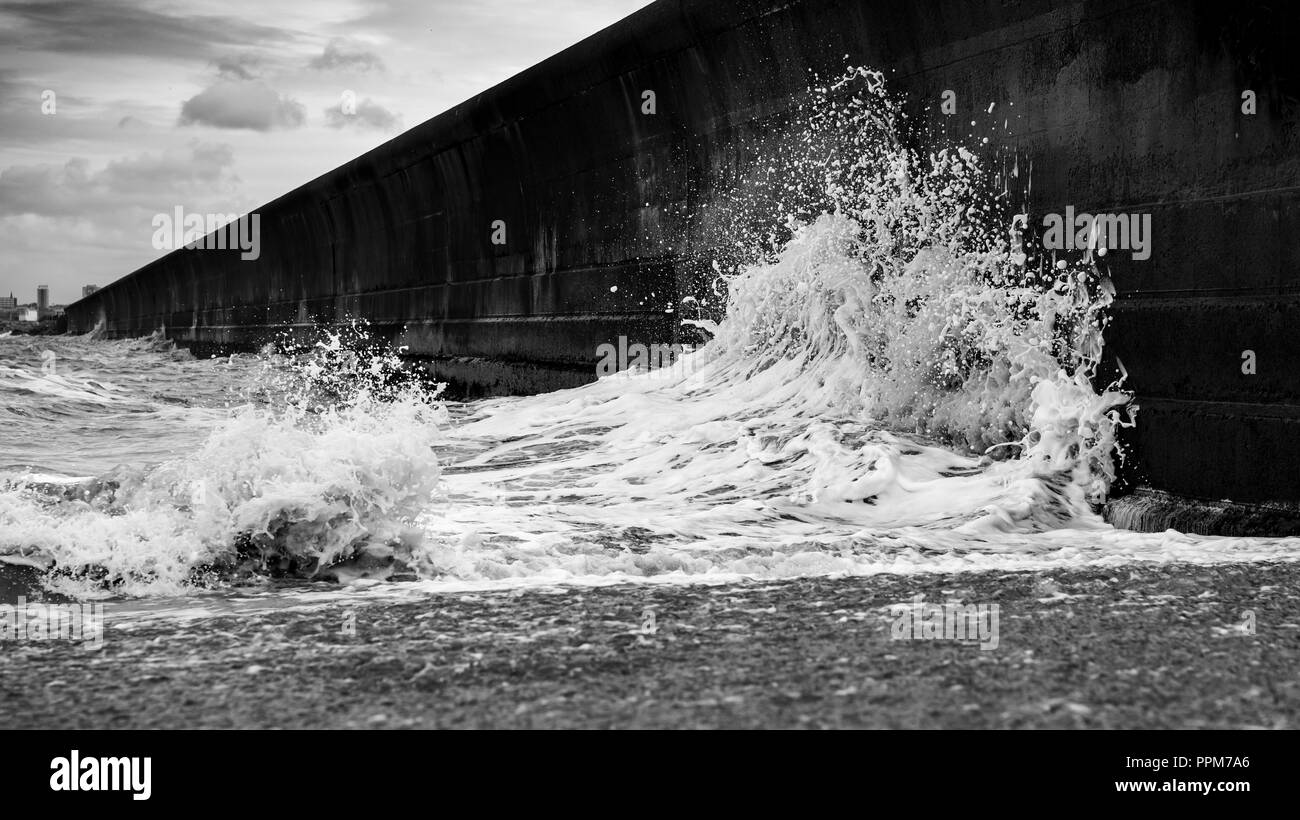 New Brighton, Seaside town, The Wirral Stock Photo Alamy
