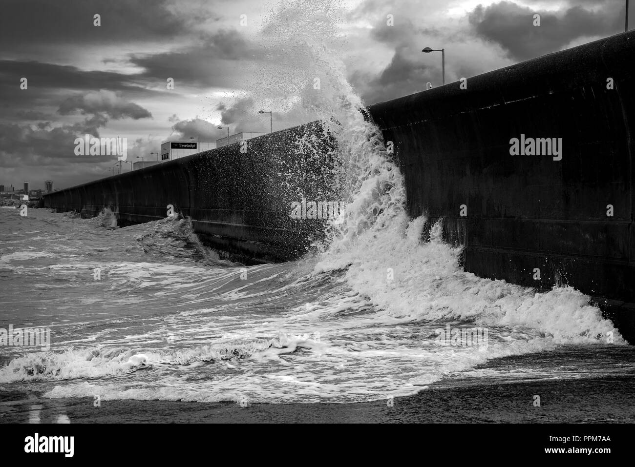 New Brighton, Seaside town, The Wirral Stock Photo Alamy