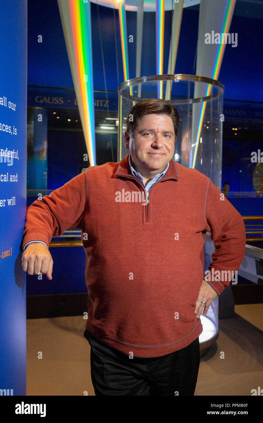 J.B. Pritzker At The Museum Of Science And Industry In Chicago