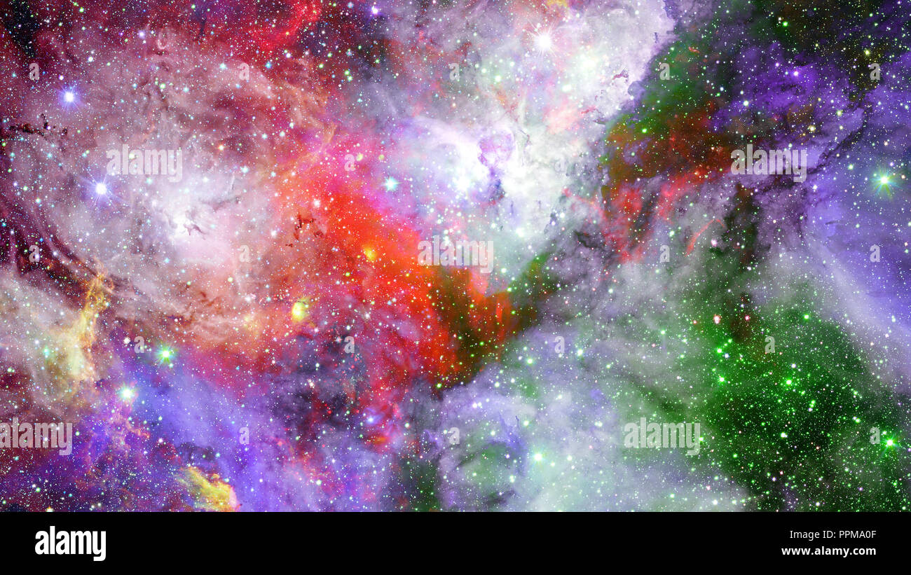Universe filled with stars and galaxy. Elements of this image furnished ...
