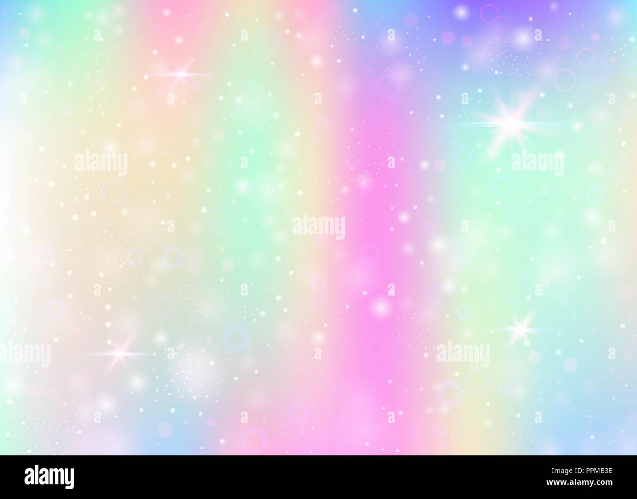 Unicorn background with rainbow mesh Stock Vector Image & Art - Alamy