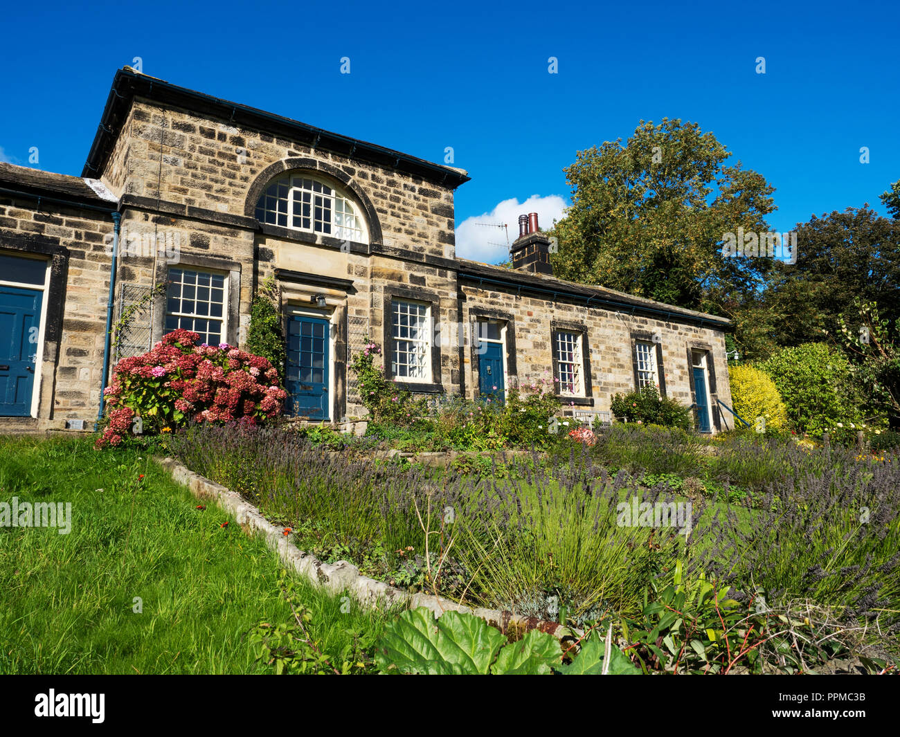 Former Almshouses at Leathley in the Washburn Valley North Yorkshire England Stock Photo