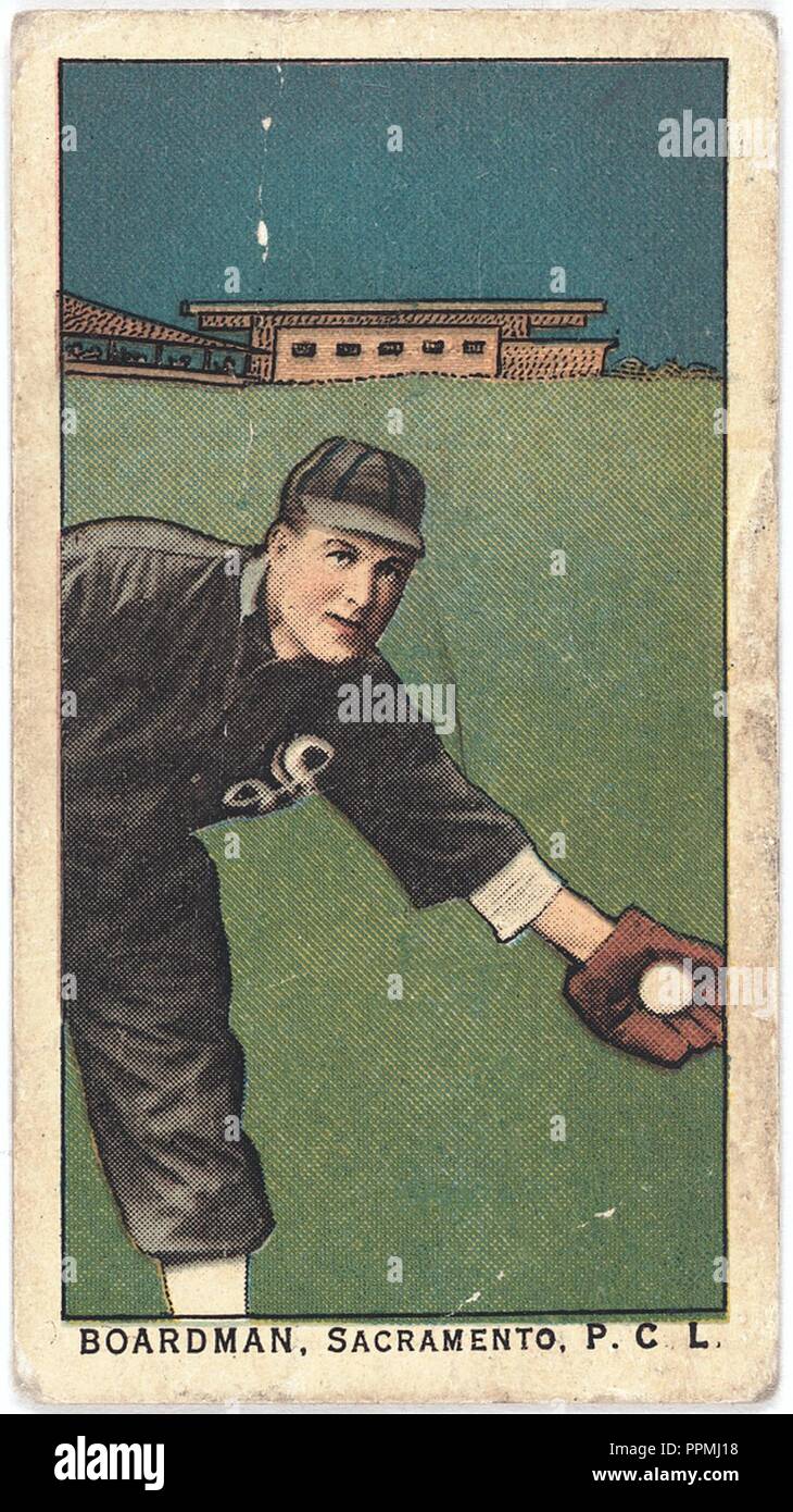 Boardman, Sacramento Team, baseball card portrait Stock Photo Alamy