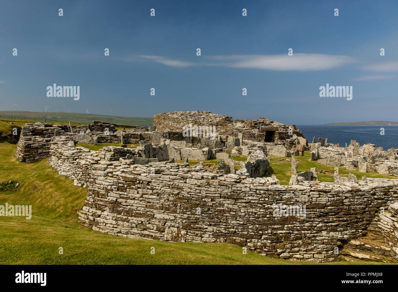 Broch of Gurness Stock Photo