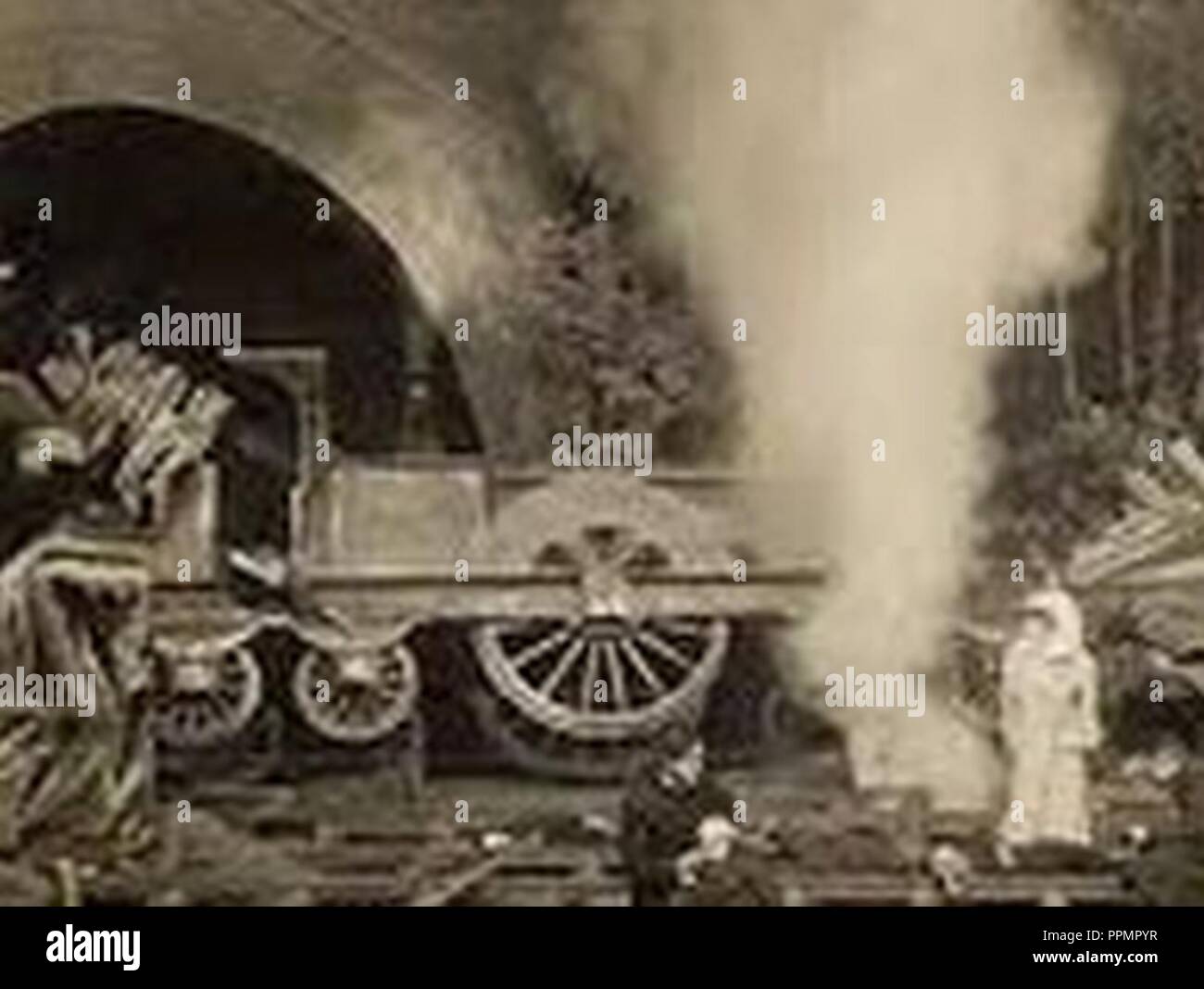 Boiler explosion Winsford 1881 Stock Photo Alamy