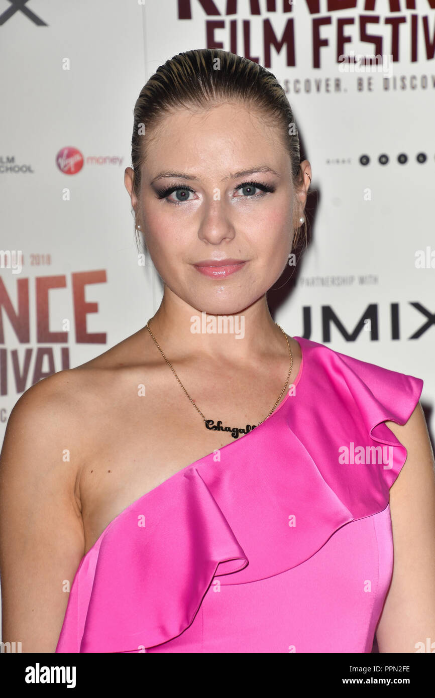 London, UK. 26th September, 2018. Chagall attends the Raindance Opening Gala 2018 held at Vue West End, Leicester Square on September 26, 2018 in London, England. Credit: Picture Capital/Alamy Live News Stock Photo