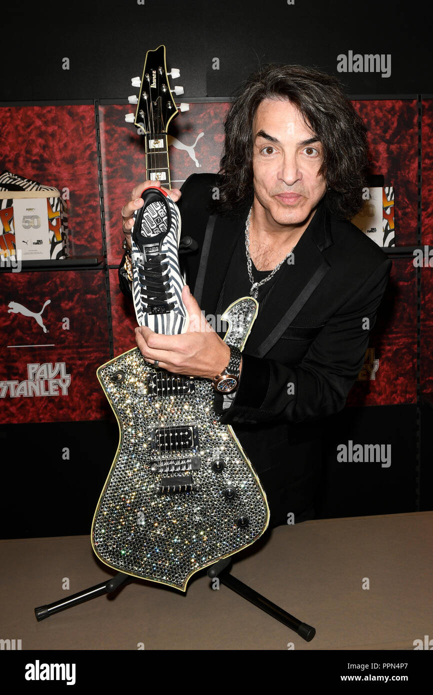Las Vegas, NV, USA. 26th Sep, 2018. Paul Stanley pictured at the PUMA x  Paul Stanley Launch event at The PUMA Store at Fashion Show Mall in Las  Vegas, Nevada on September