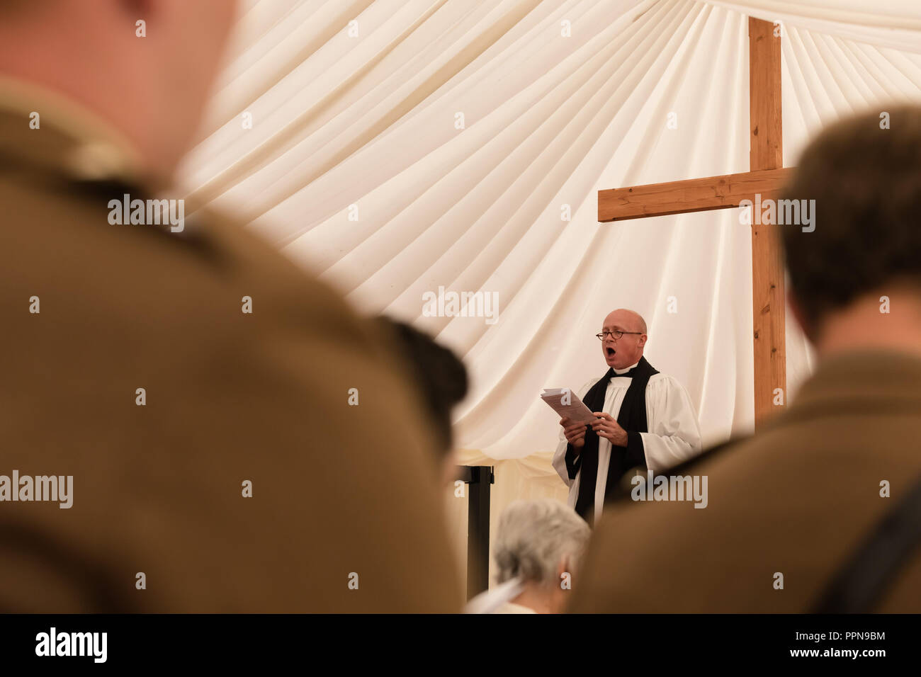 Windsor, UK. 27th Sep, 2018. The 1st Battalion Coldstream Guards commemorate a proud day in