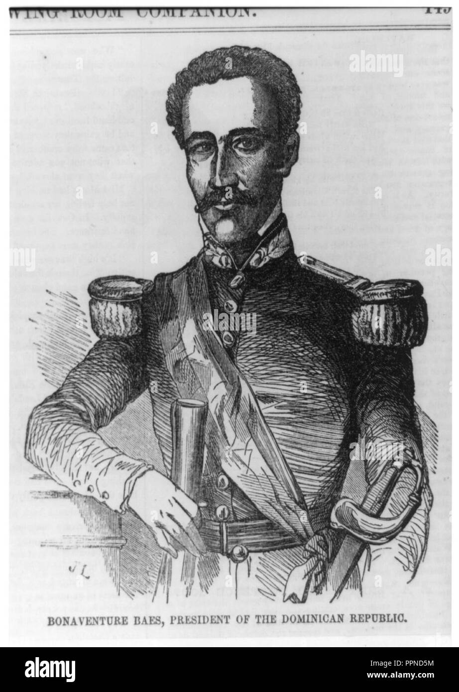 Bonaventure Baes, Pres., Dominican Republic Stock Photo Alamy