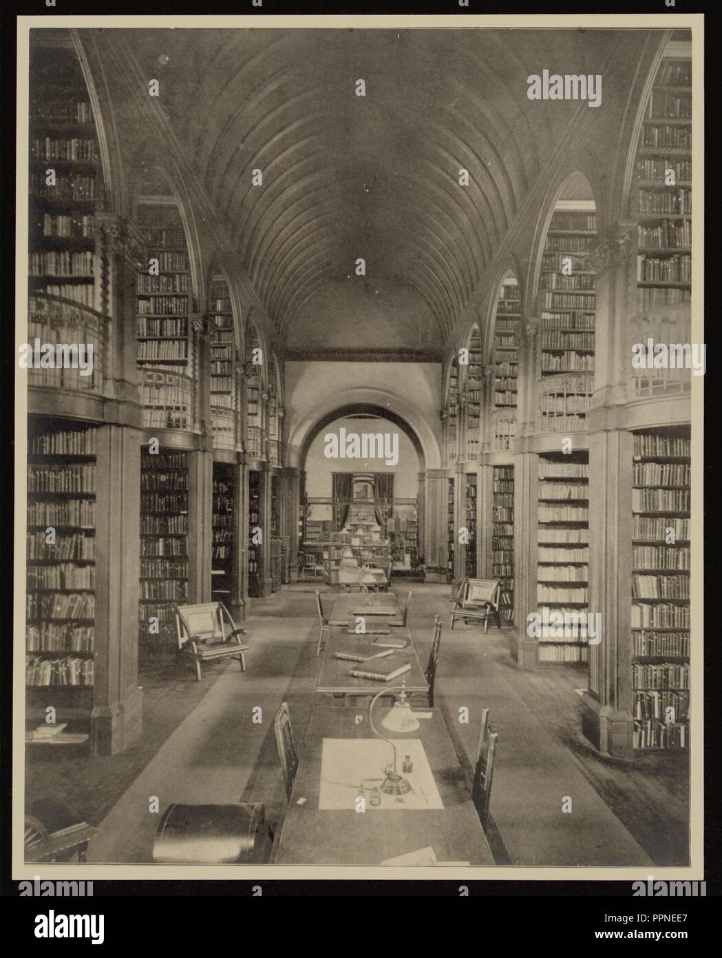 Book room, Woburn Public Library, Woburn, Mass Stock Photo - Alamy