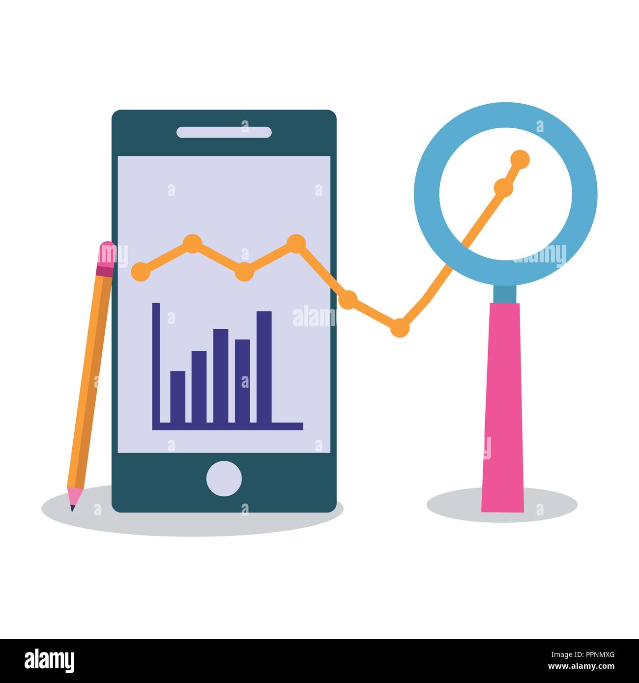 Business and office technology Stock Vector