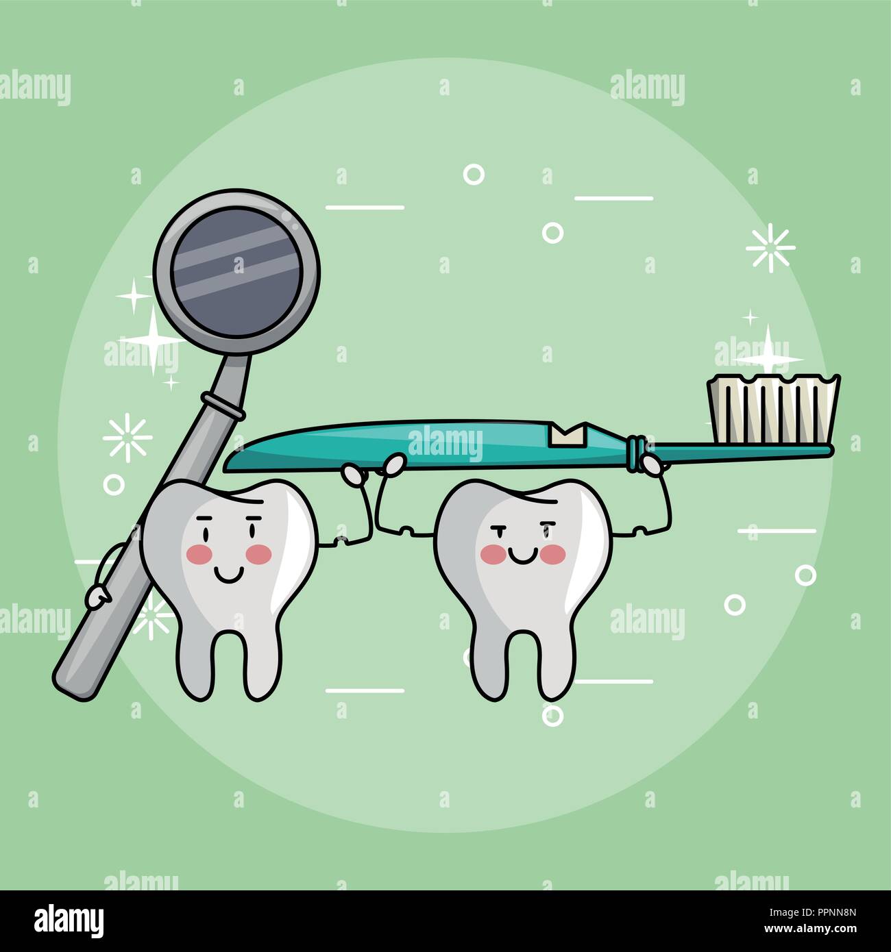 Dental care cartoons Stock Vector Image & Art Alamy