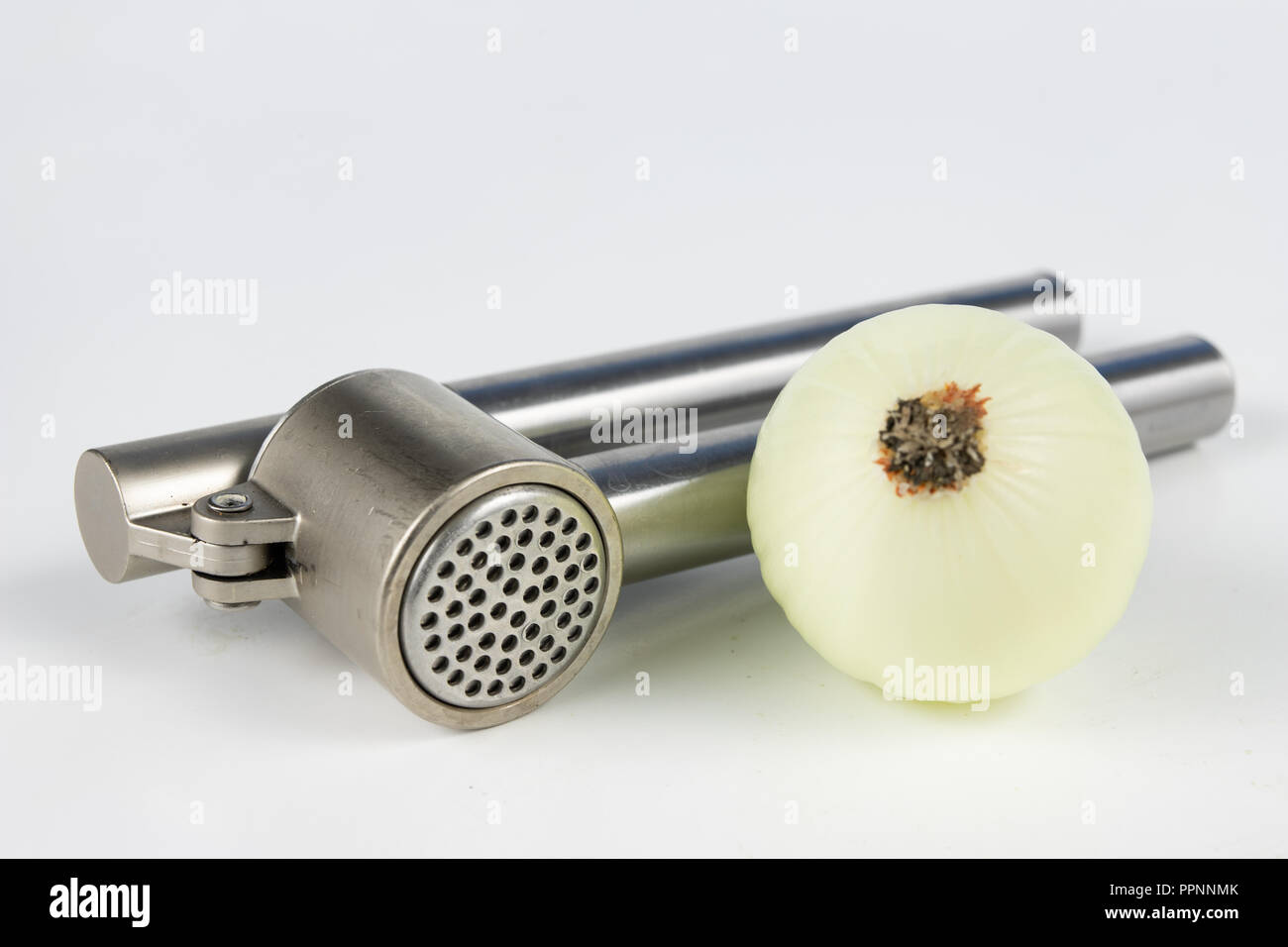 Press To Squeeze The Onion Juice On The Kitchen Table Healthy
