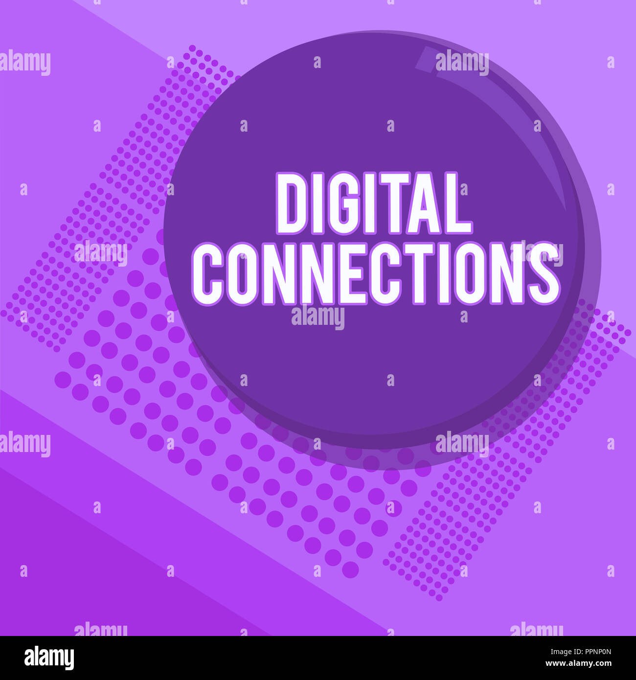 Handwriting text writing Digital Connections. Concept meaning Powerful ...