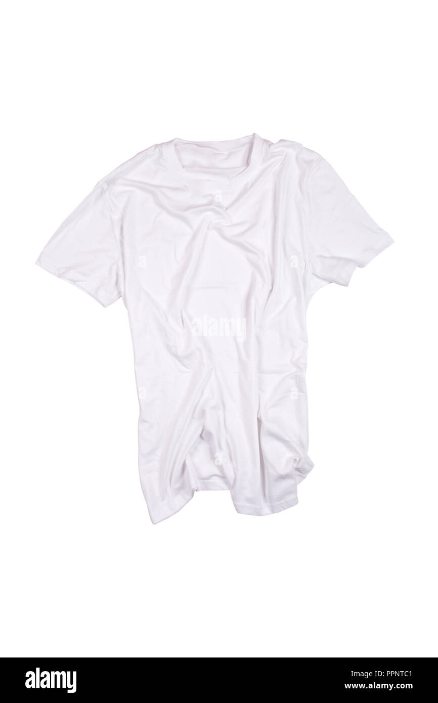 t-shirt isolated on white background Stock Photo