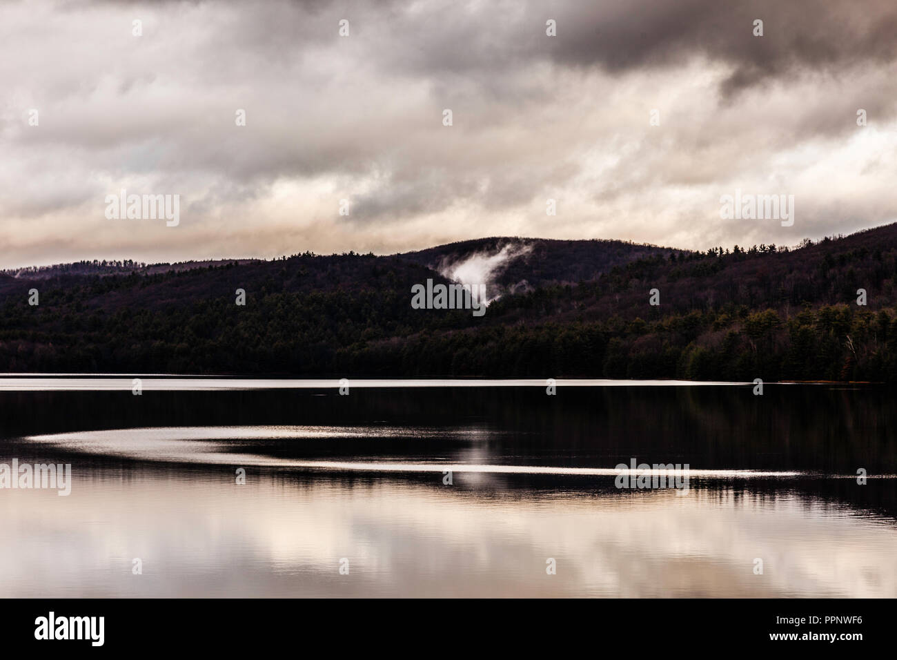 Saville Dam Barkhamsted Reservoir Barkhamsted, Connecticut, USA Stock
