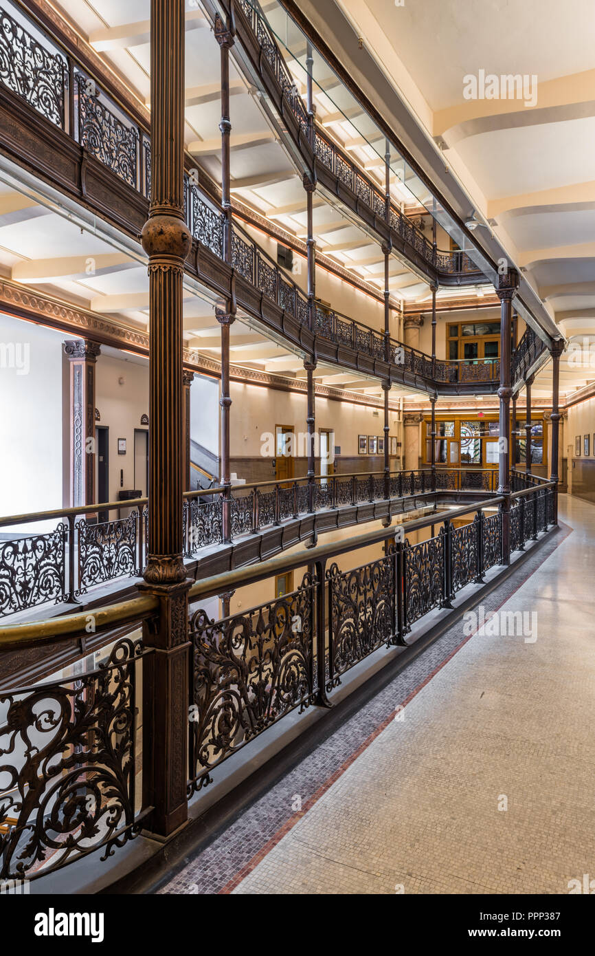 Interior of Milwaukee City Hall Stock Photo Alamy