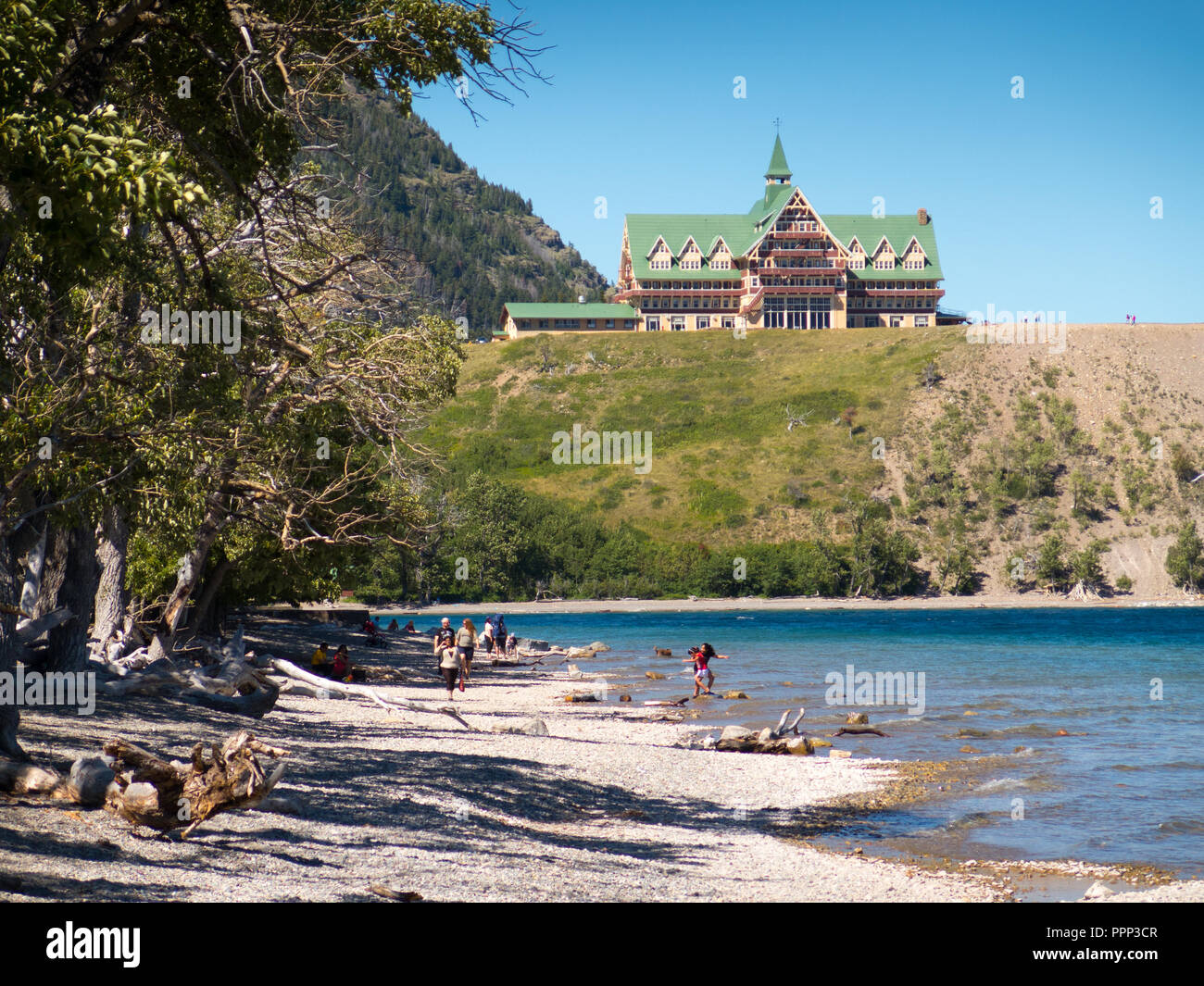 Waterton Lakes National Park of Canada, Alberta Prince of Wales Hotel