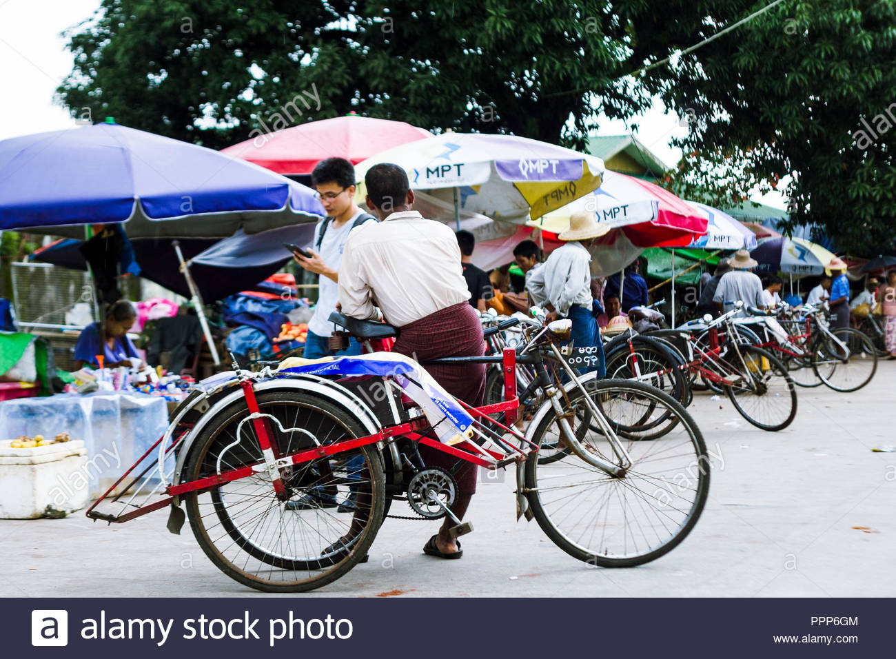 seated bicycle