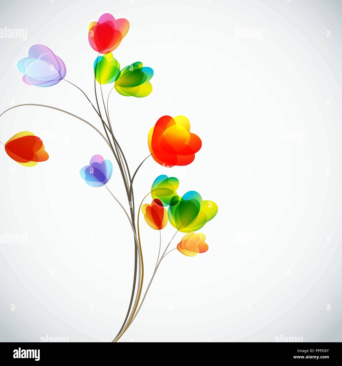Background with a flowers Stock Vector Image & Art - Alamy