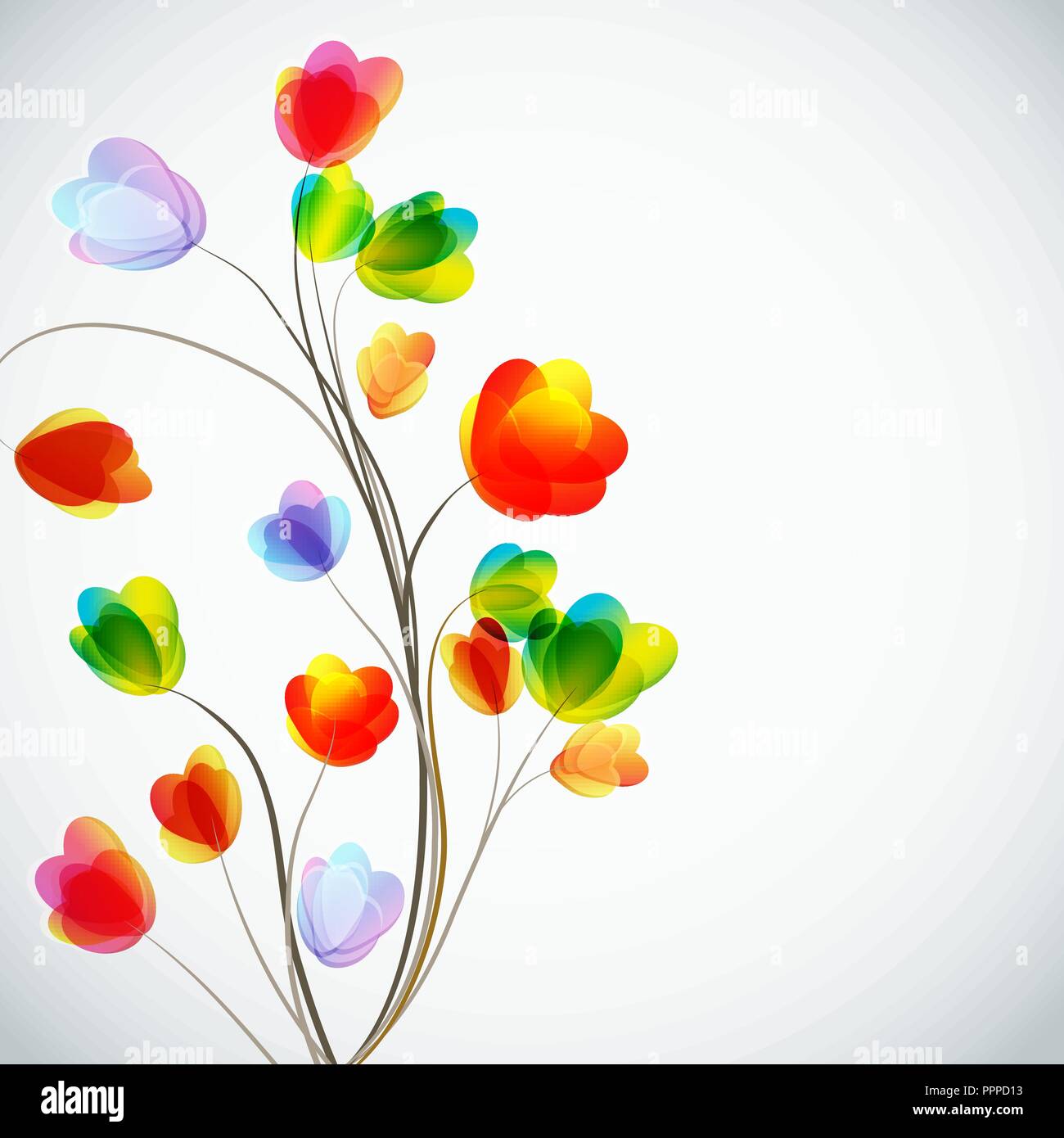 Background with a flowers Stock Vector Image & Art - Alamy