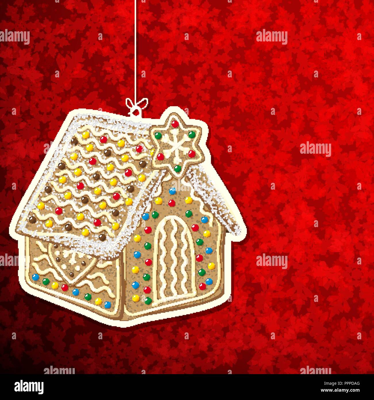 Decorate house christmas Stock Vector Images Alamy