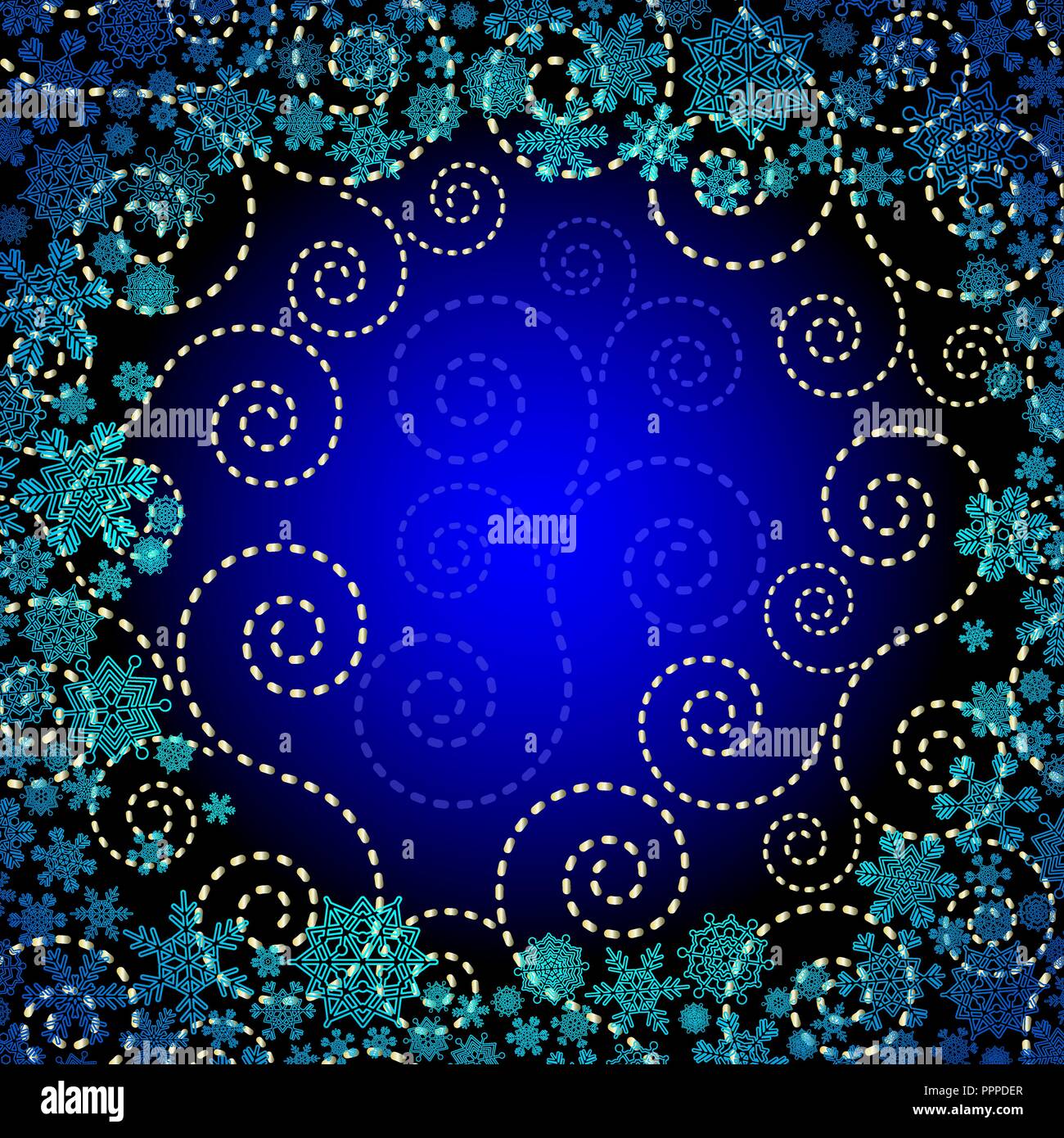 christmas background with snowflakes Stock Vector Image & Art - Alamy