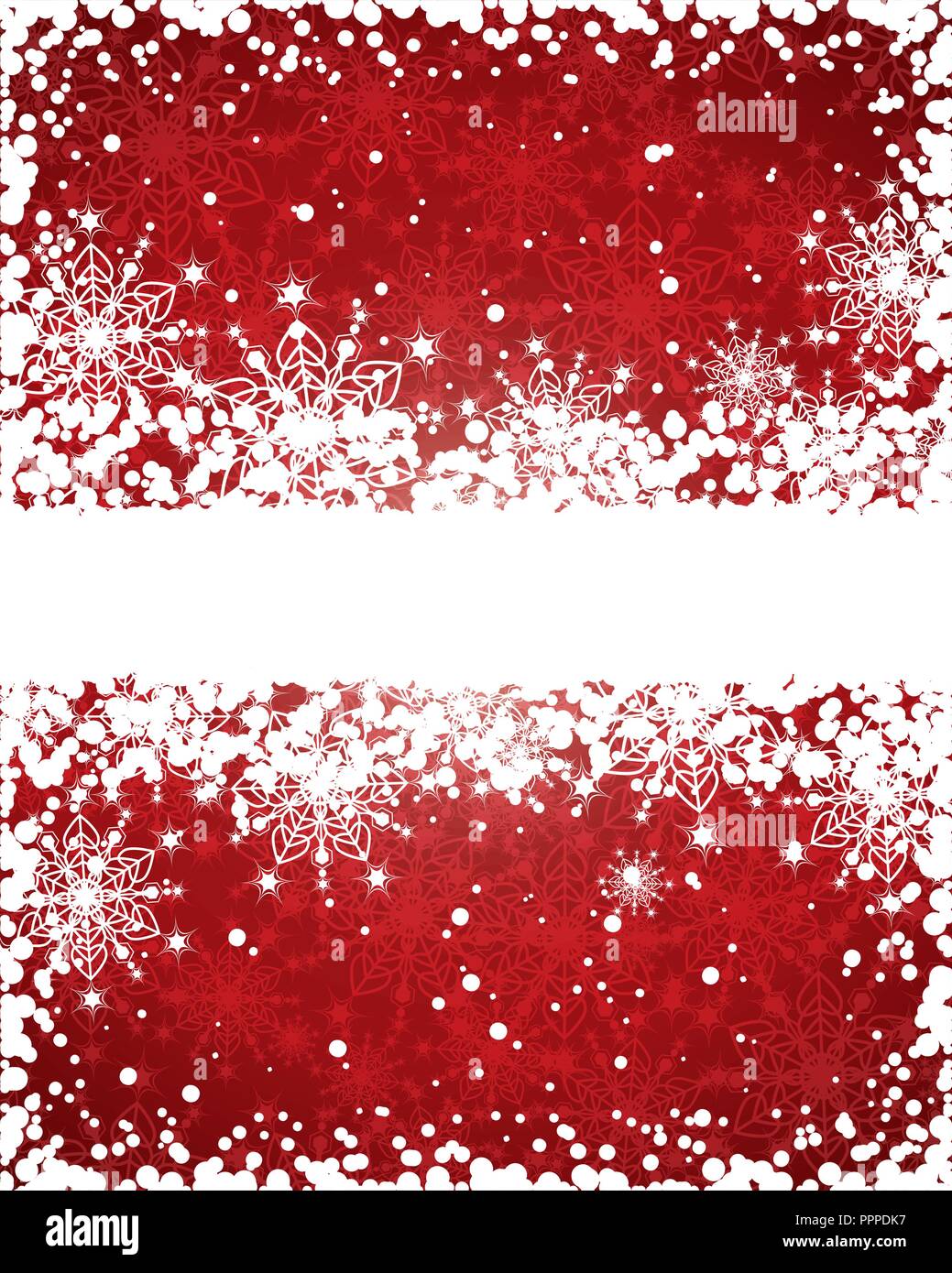 Christmas background with beautiful snowflakes Stock Vector Image & Art ...