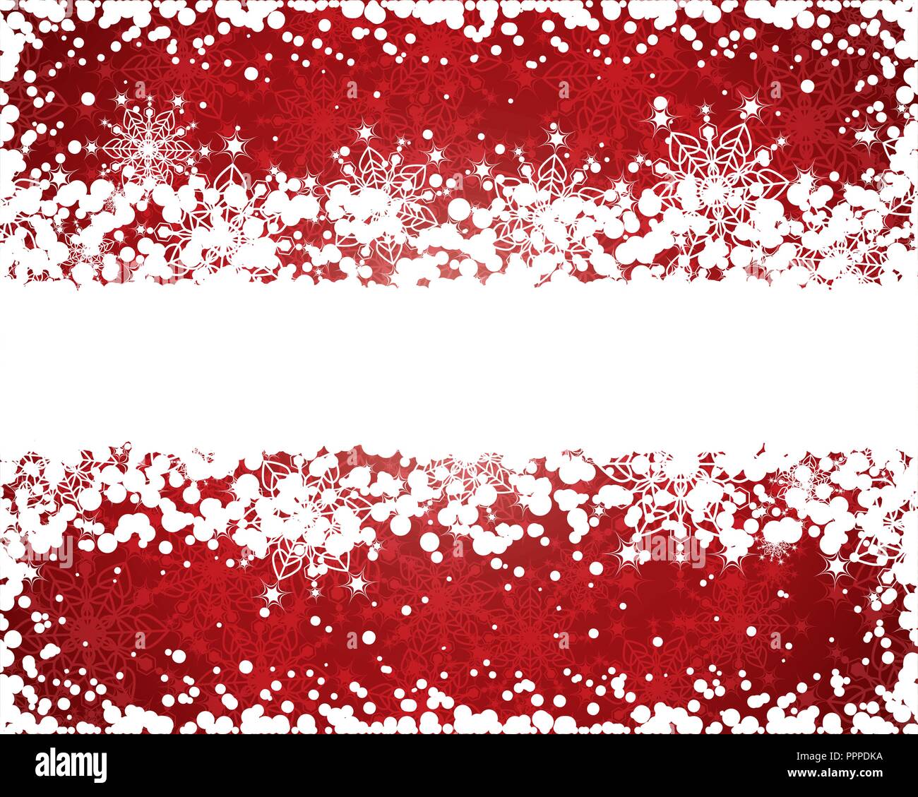 Christmas background with beautiful snowflakes Stock Vector Image & Art ...