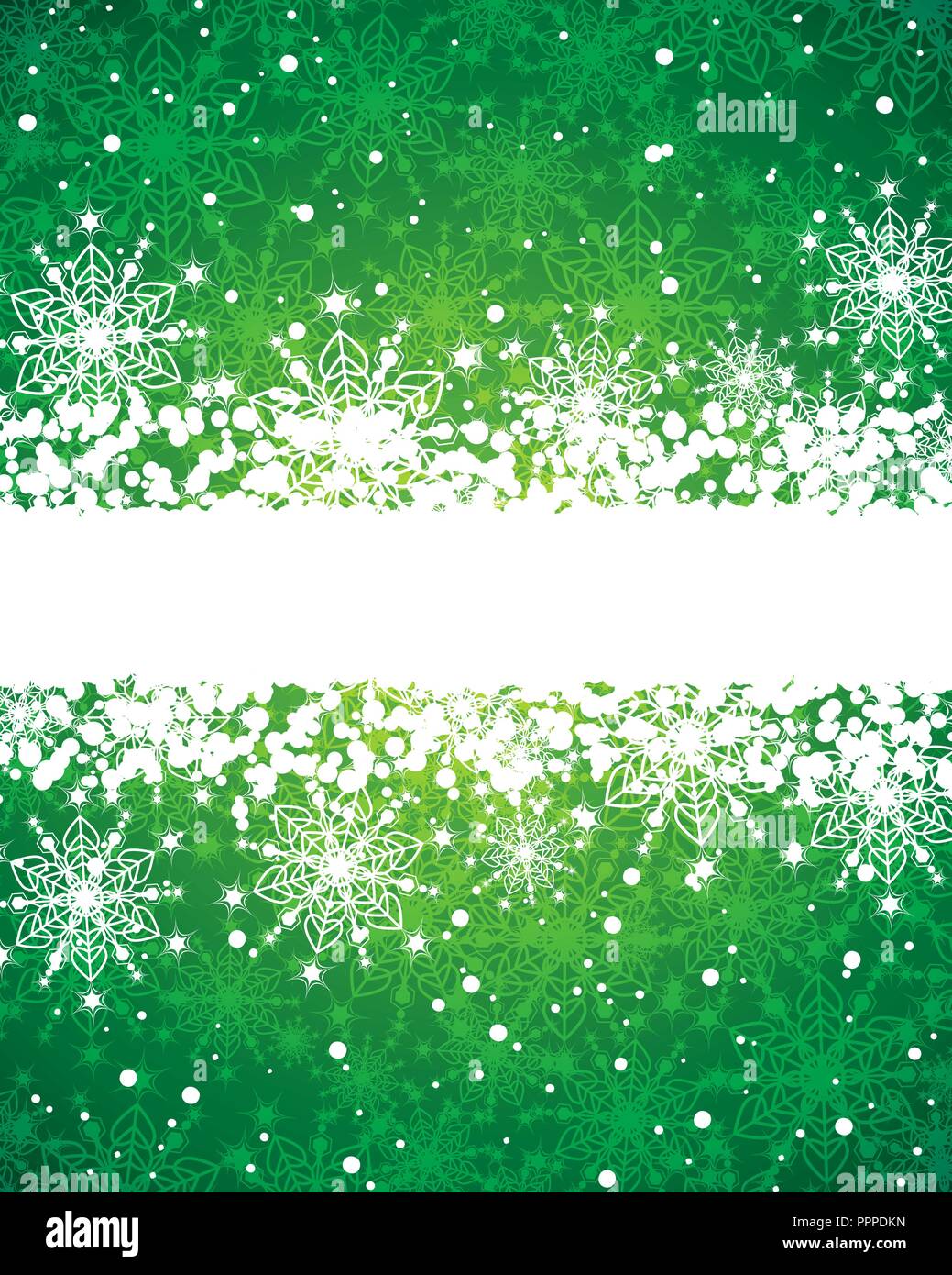 Christmas background with beautiful snowflakes Stock Vector Image & Art ...