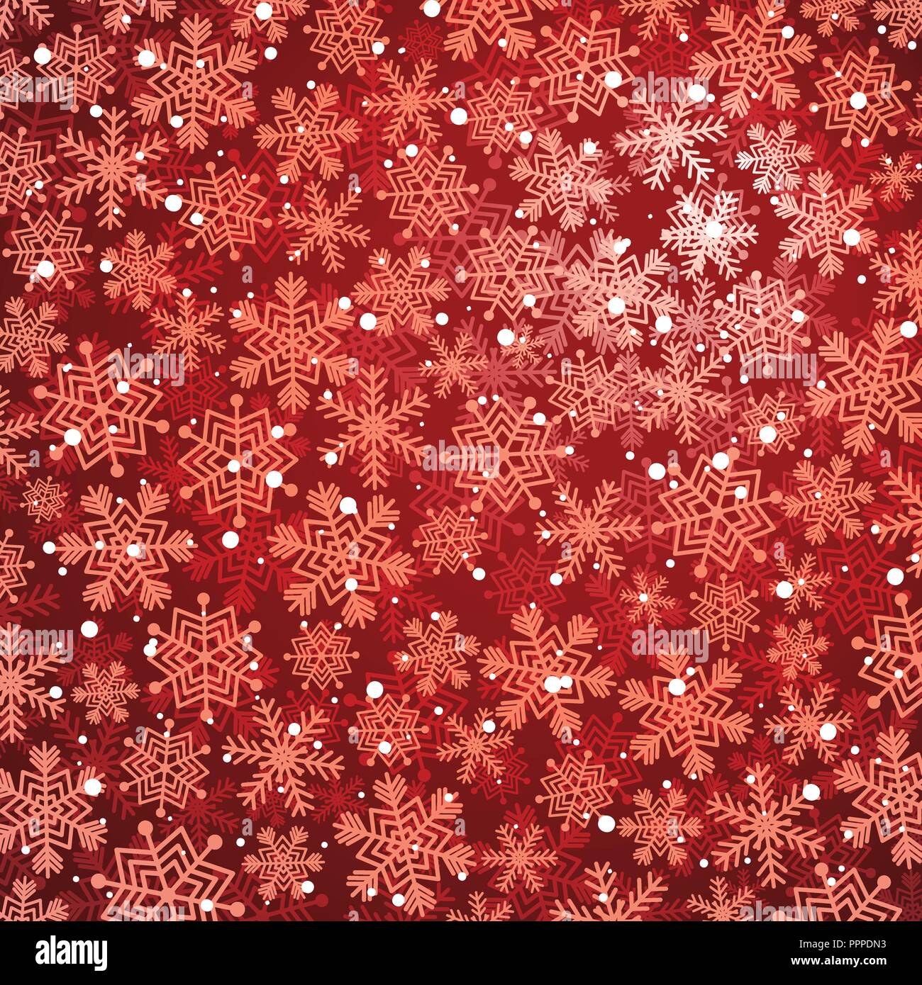 Christmas background with beautiful snowflakes Stock Vector Image & Art ...