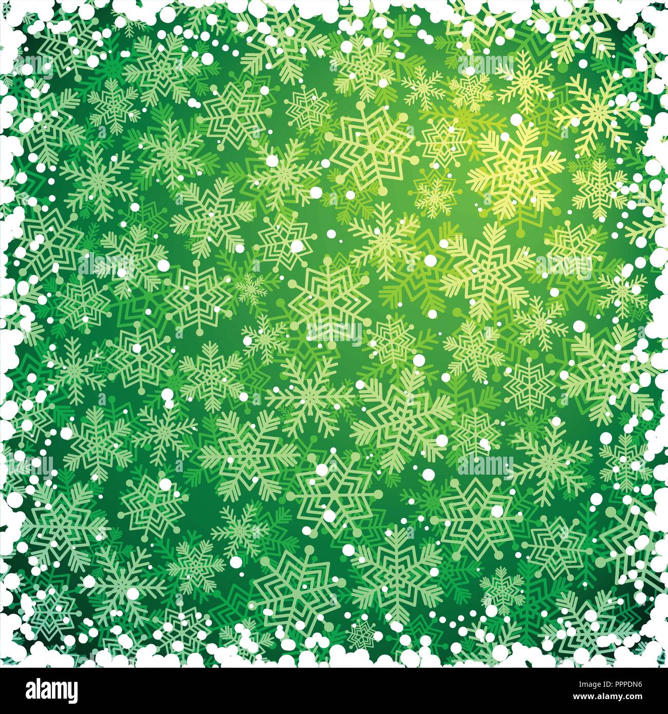 Christmas background with beautiful snowflakes Stock Vector Image & Art ...